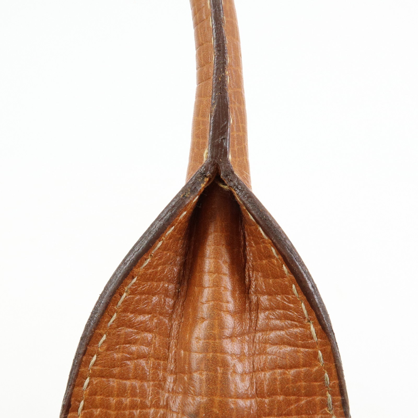 LOEWE Embossed Leather 2Way Bag Hand Bag Shoulder Bag Brown