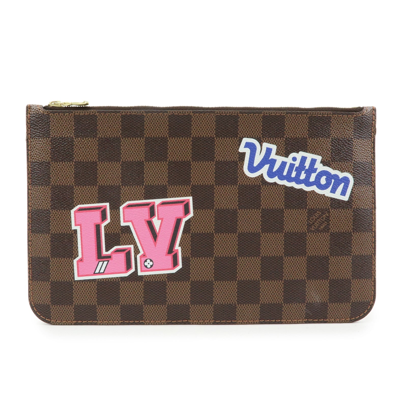 Louis Vuitton Damier Canvas Pouch for Neverfull MM Tote Bag N40049