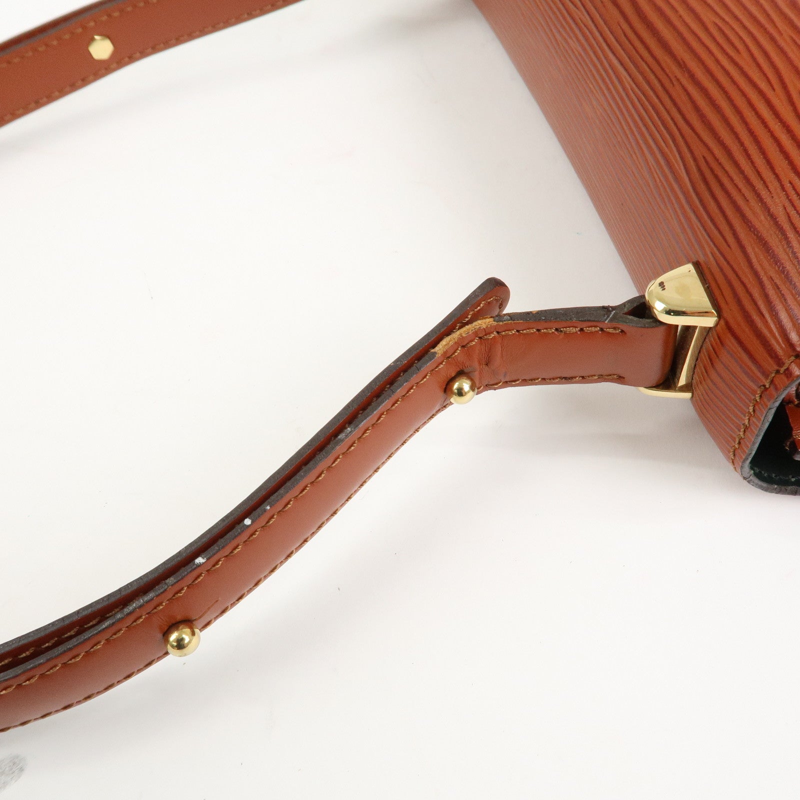 Louis Vuitton Epi Tilsit Shoulder Hand Bag Kenya Brown M52483