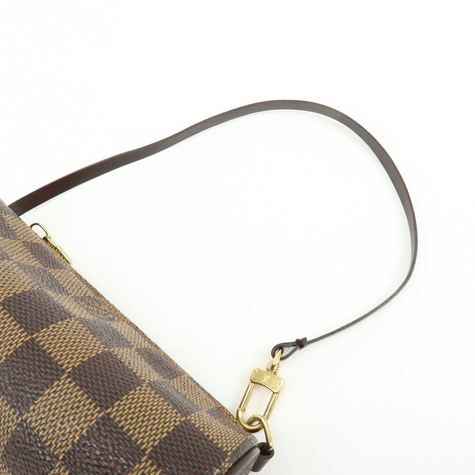 Louis Vuitton Damier Ebene Mini Pouch for Papillon Bag Brown