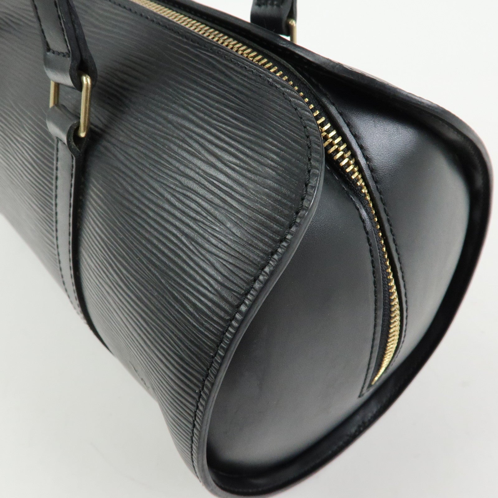 Louis Vuitton Epi Soufflot Leather Shoulder Hand Bag Noir M52222