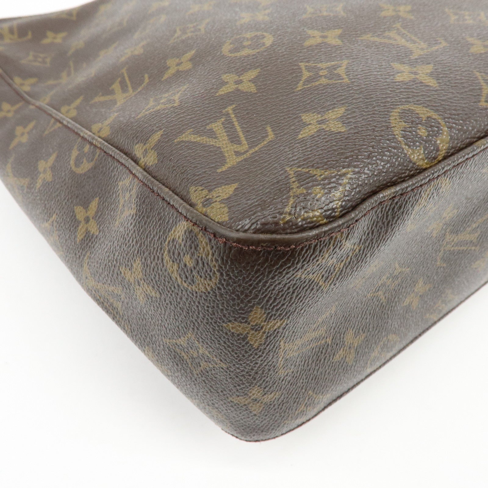Louis Vuitton Monogram Looping GM Shoulder Bag Brown M51145