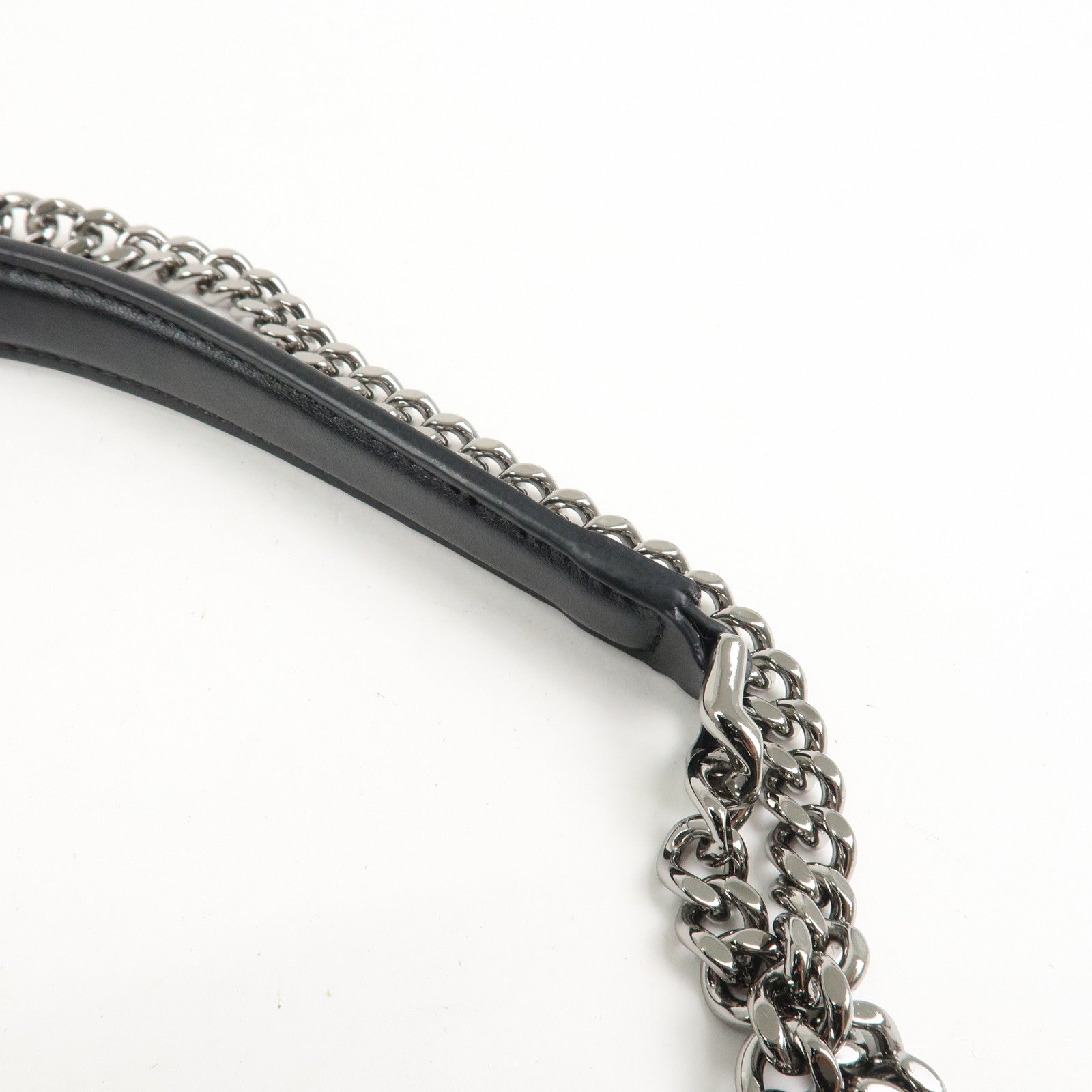 STELLA MCCARTNEY Falabella Polyester Leather Shoulder Bag Black