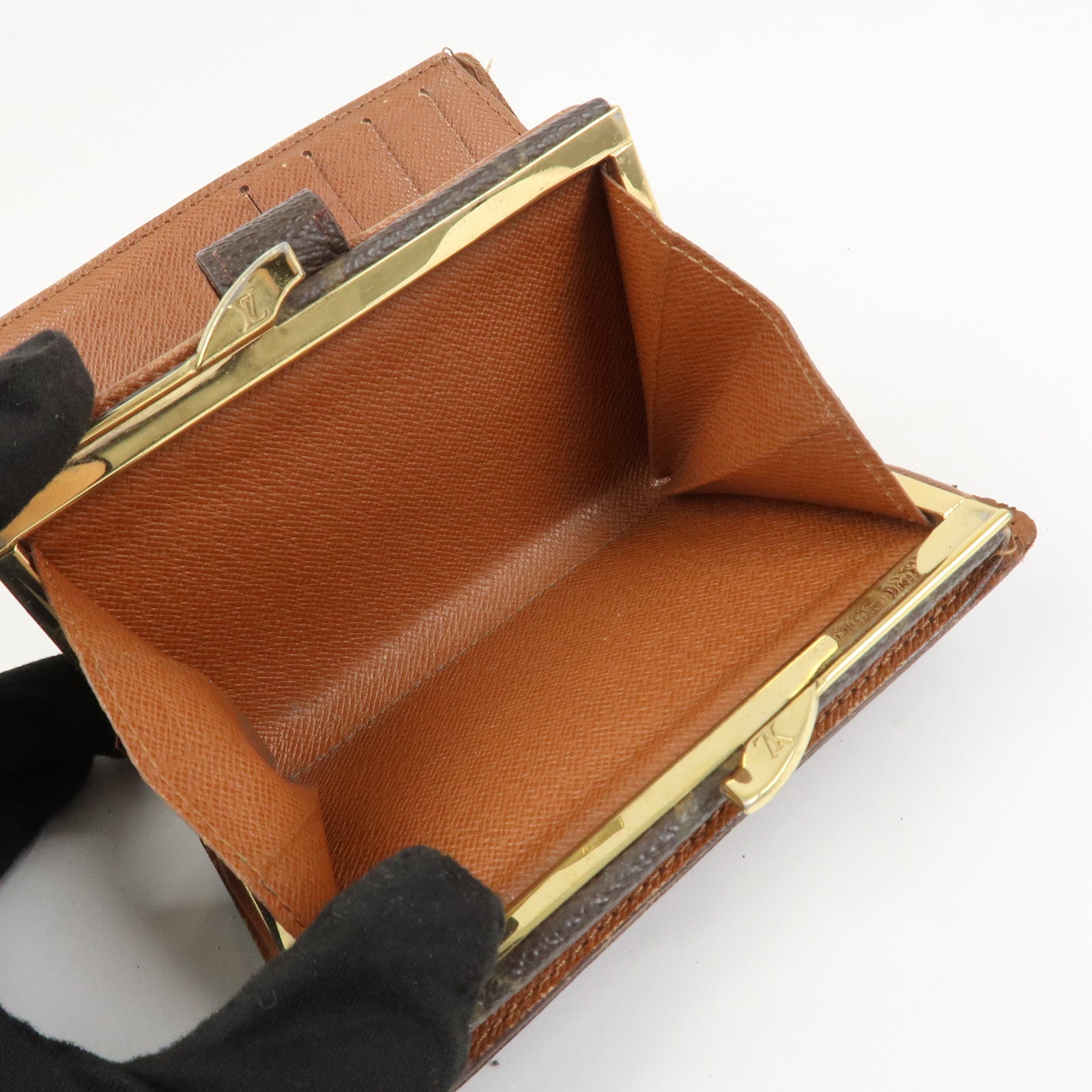 Louis Vuitton Monogram Set of 3 Bi-fold Wallets Brown M61730/M61663