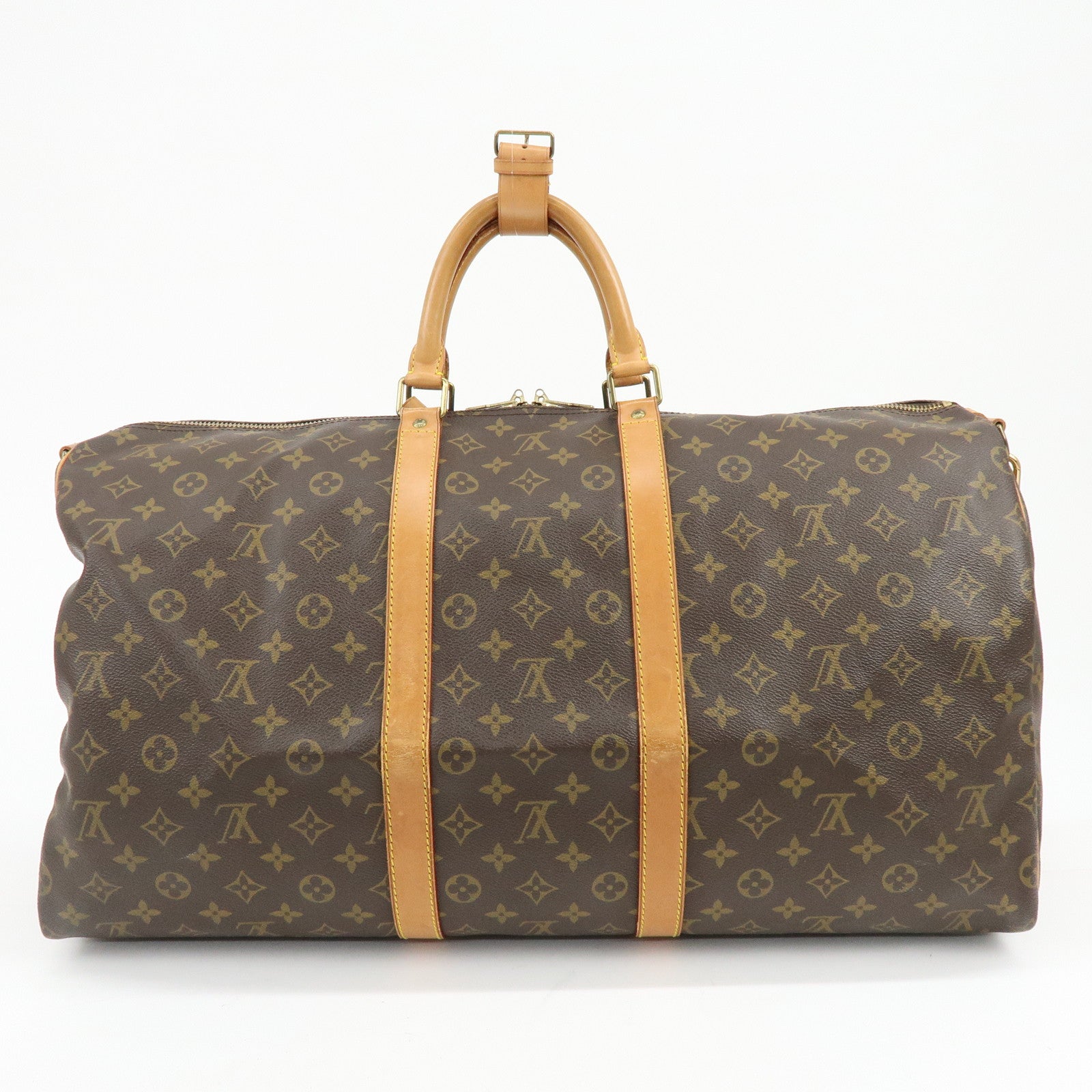 Louis Vuitton Monogram Keep All Bandouliere 55 Boston Bag M41414