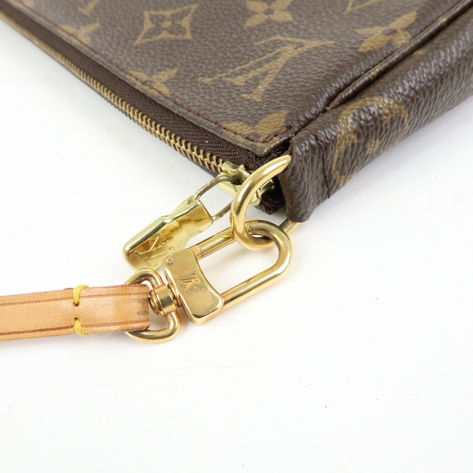 Louis Vuitton Monogram Pochette Accessoires Pouch Hand Bag M51980