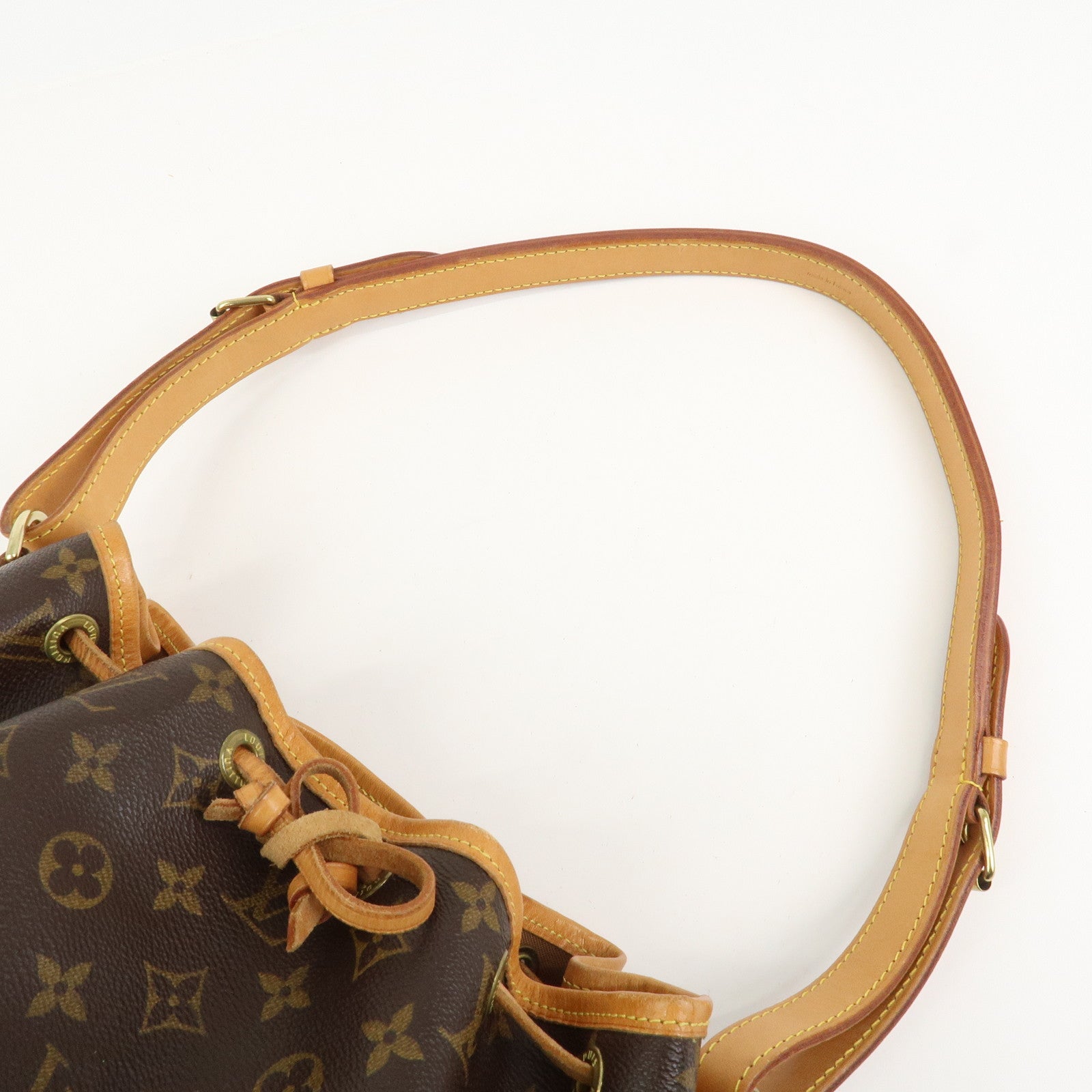 Louis Vuitton Monogram Canvas Petit Noe Shoulder Bag Brown M42226