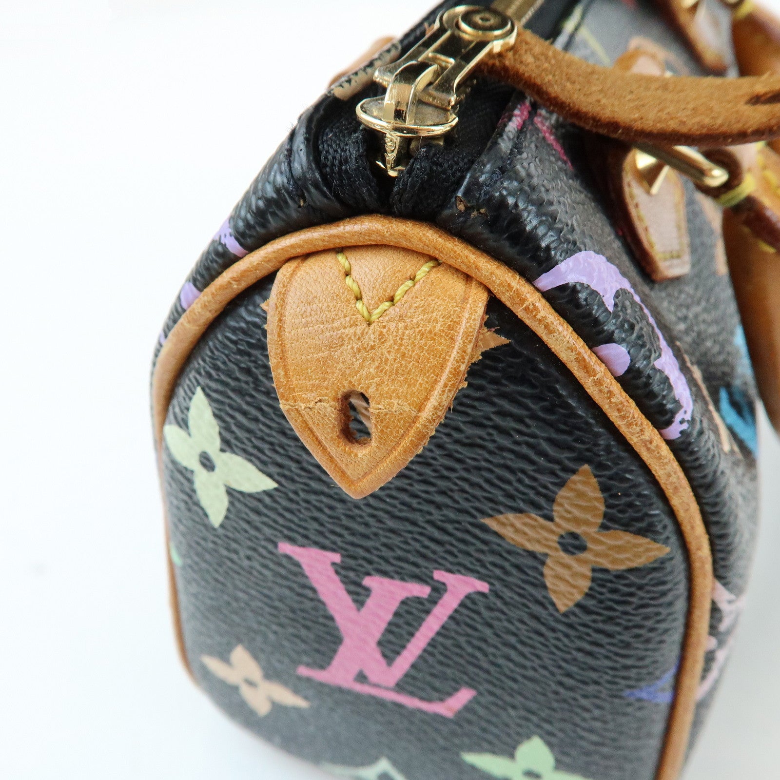 Louis Vuitton Monogram Multicolor Mini Speedy Mini Bag Noir M92644