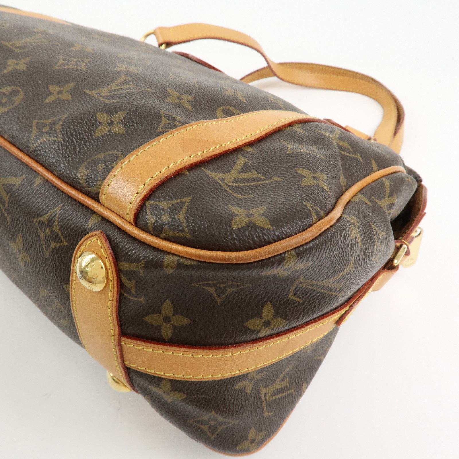 Louis Vuitton Monogram Stresa PM Shoulder Bag Brown M51186