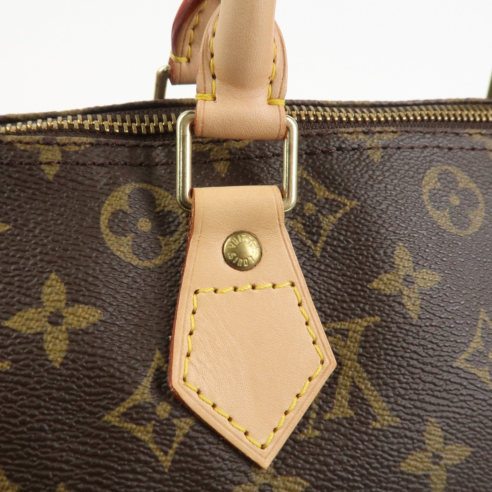 Louis Vuitton Monogram Speedy 30 Boston Bag Hand Bag Brown M41526