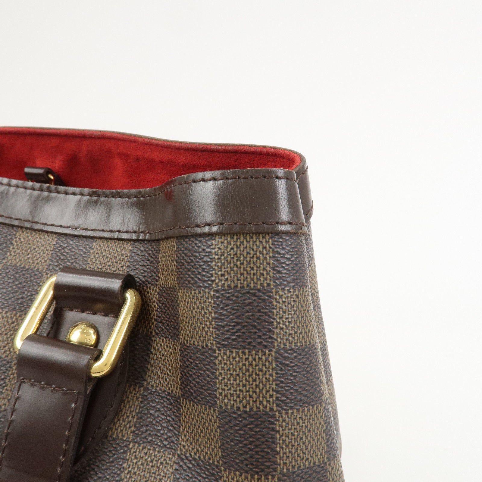 Louis Vuitton Damier Ebene Hampstead PM Hand Bag Tote Bag N51205