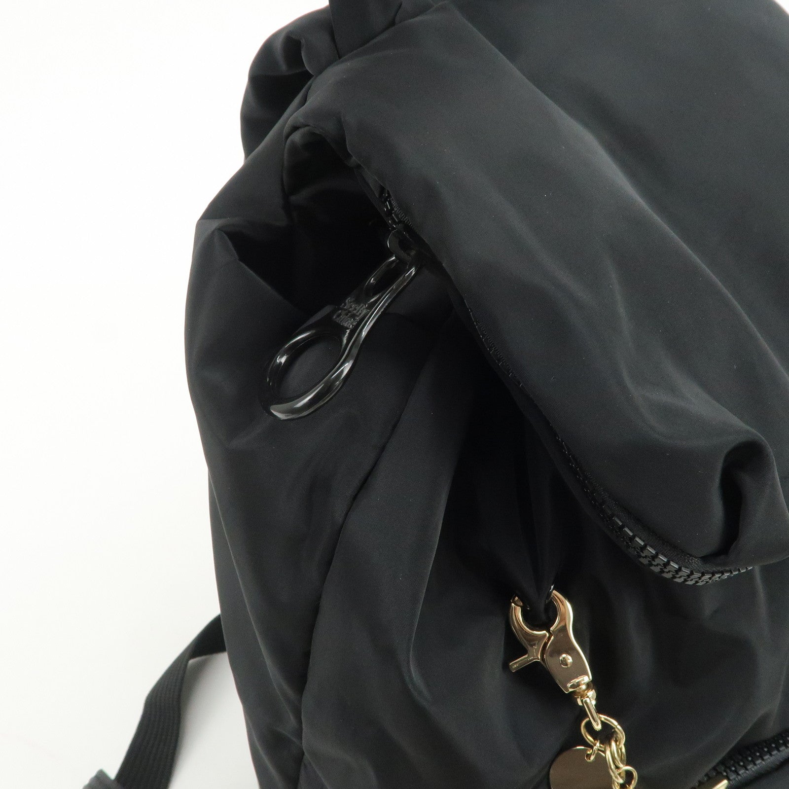 Chloe See by Chloe Nylon Backpack Rucksuck Black