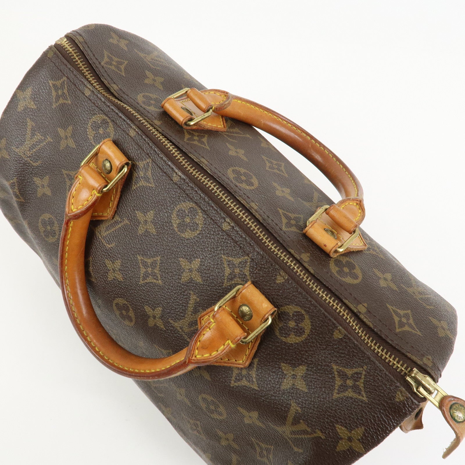 Louis Vuitton Monogram Speedy 30 Boston Bag Hand Bag Brown M41526