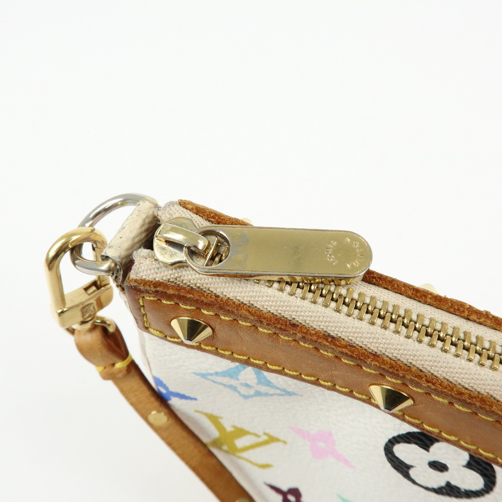 Louis Vuitton Monogram Pochette Accessoires Blanc Multicolor M92649