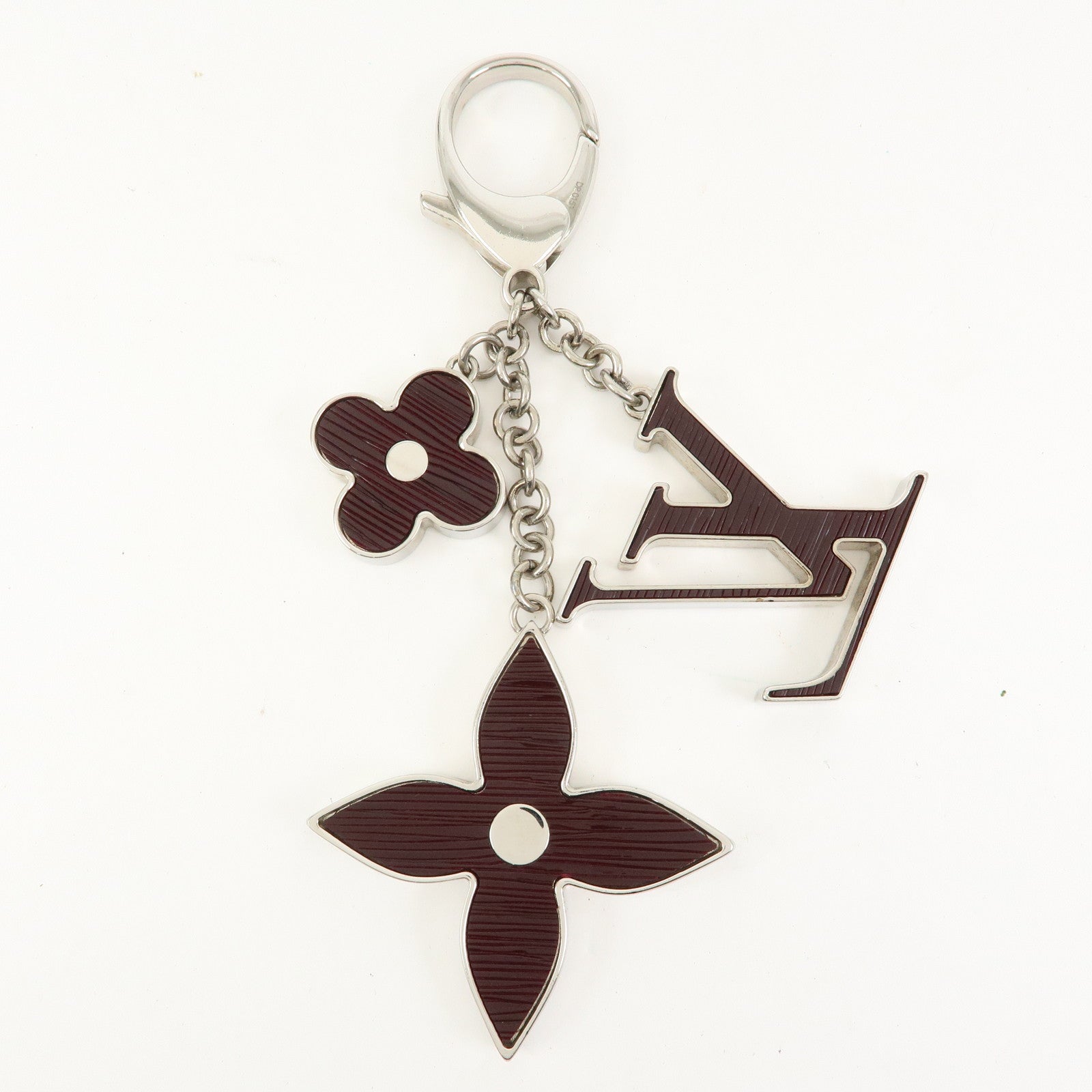 Louis Vuitton Bijou Sac Fleur Metal Bag Charm Key Holder M66368
