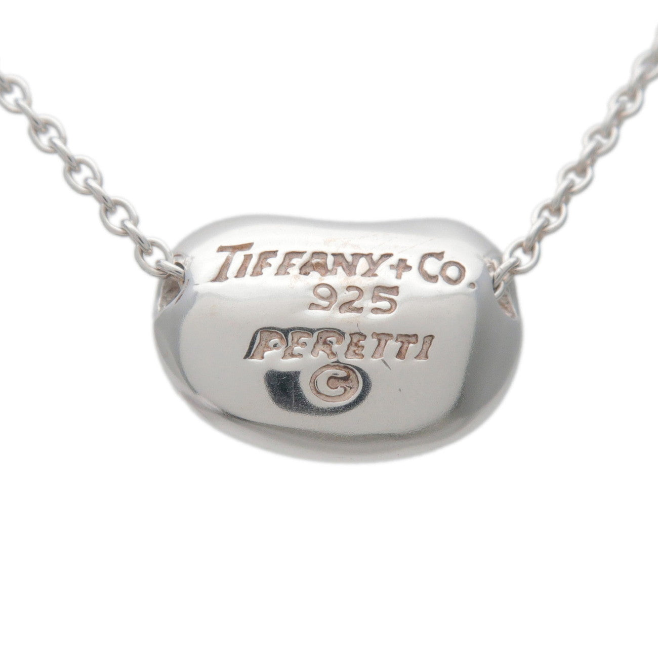 Tiffany & Co Bean Necklace Small SV925 Silver