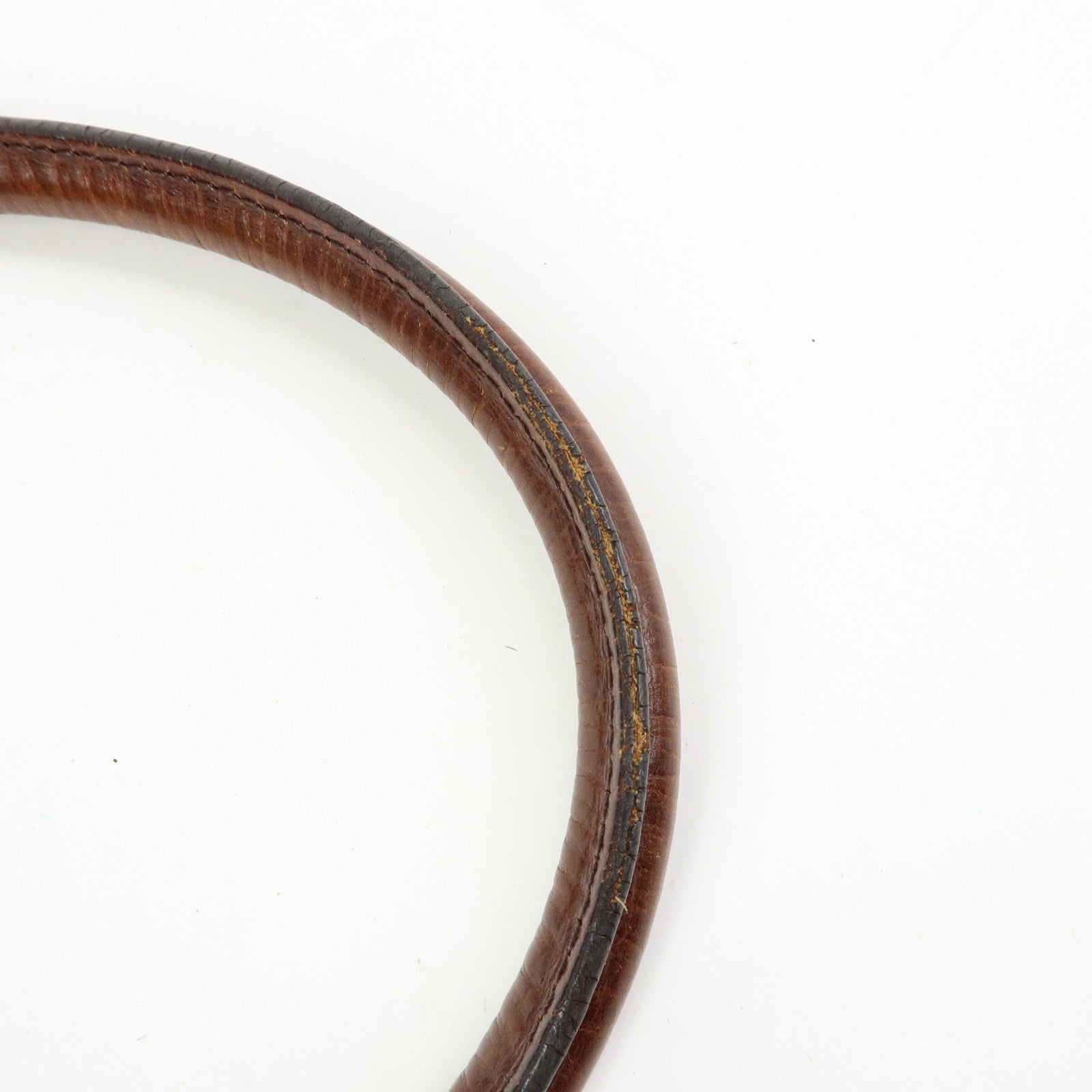 FENDI Ethnico Zucca Canvas Leather Tote Shoulder Bag Brown 8BN162