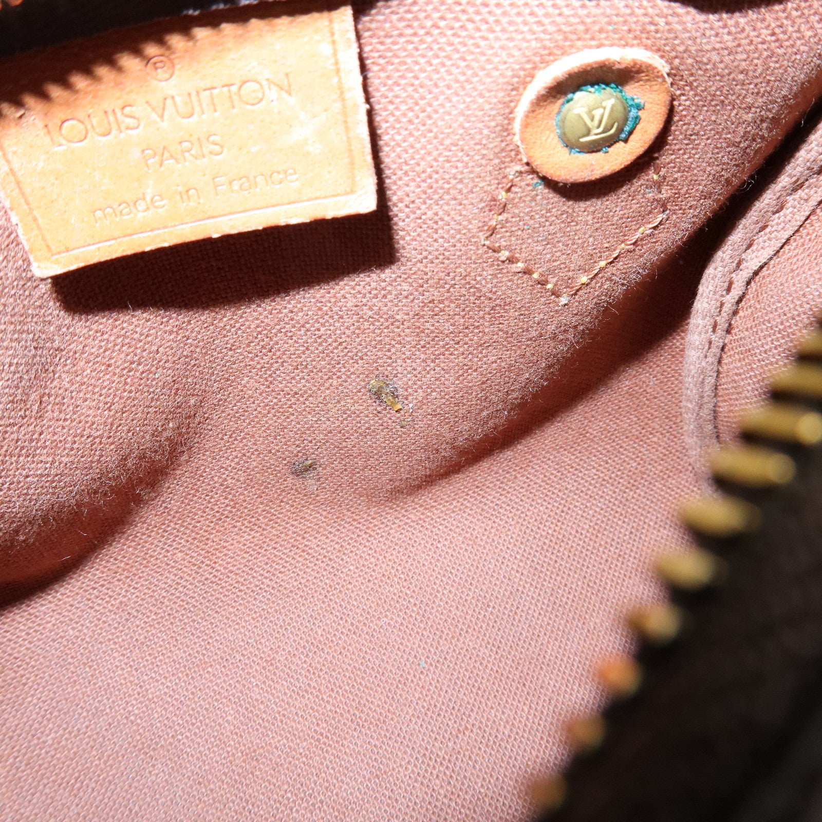 Louis Vuitton Monogram Mini Speedy & Strap Hand Bag Brown M41534