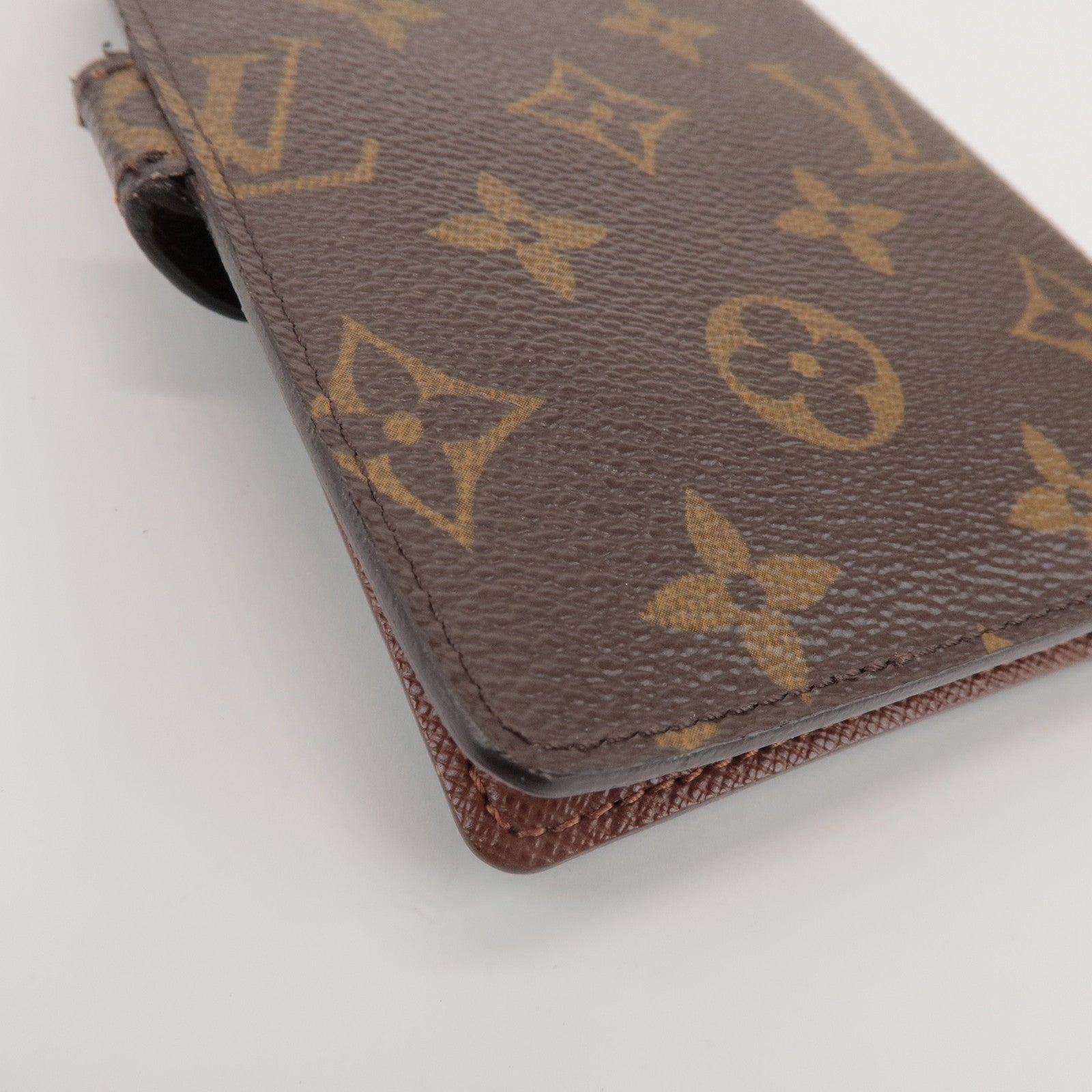 Louis Vuitton Monogram Agenda PM Planner Cover Brown R20005