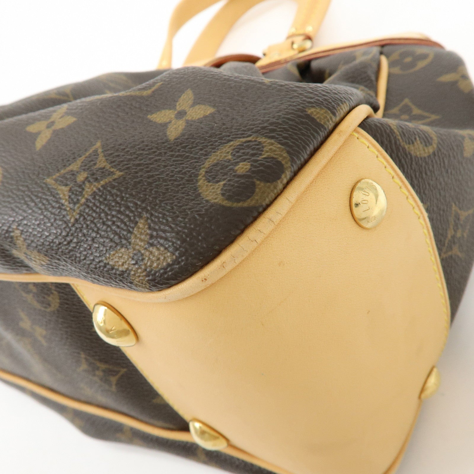 Louis Vuitton Monogram Boetie PM Hand Bag Brown M45715