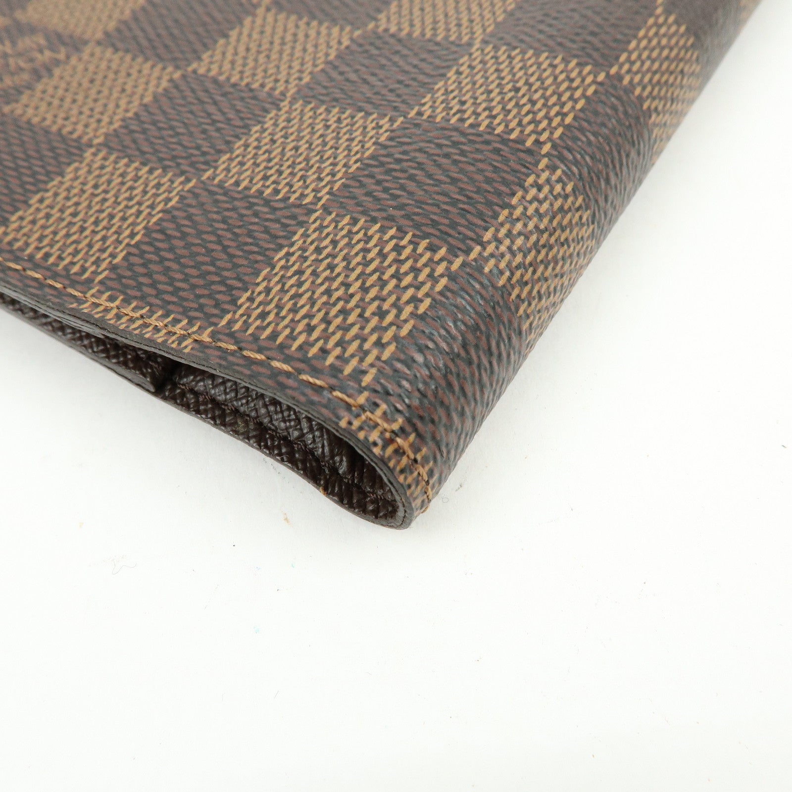 Louis Vuitton Damier Agenda PM Planner Cover Brown R20700