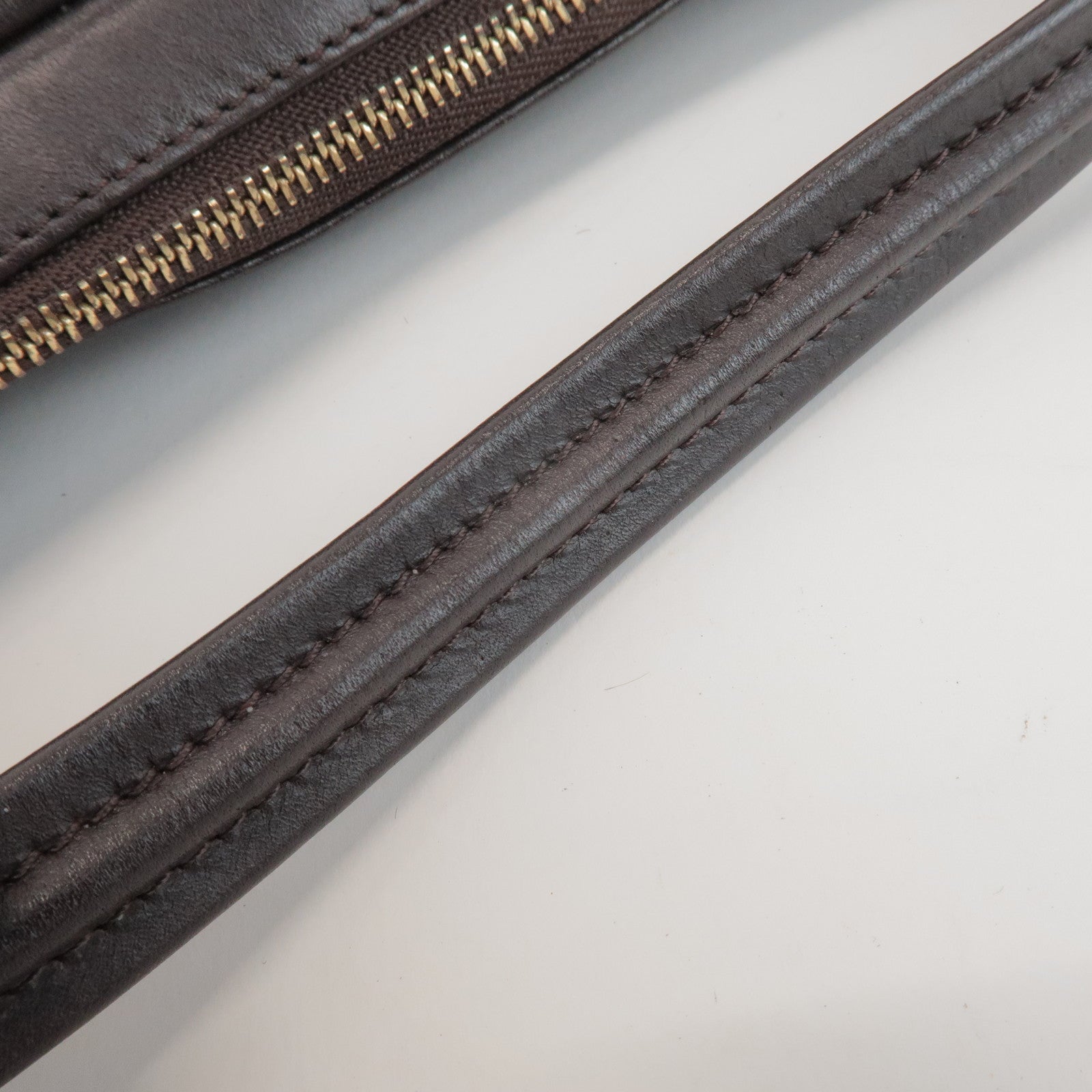 Louis Vuitton Damier Sauvage Tiger Hair Calf Hand Bag Brown M92132