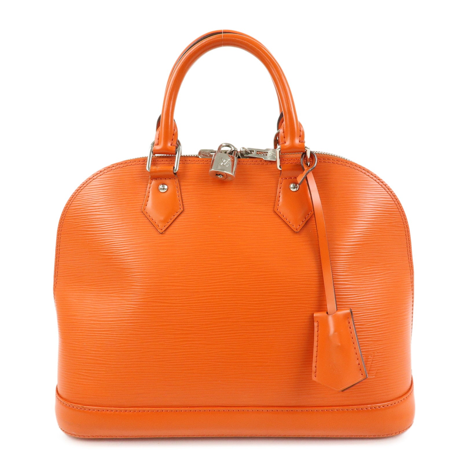 Louis Vuitton Epi Alma PM Hand Bag Pimont Orange M40623