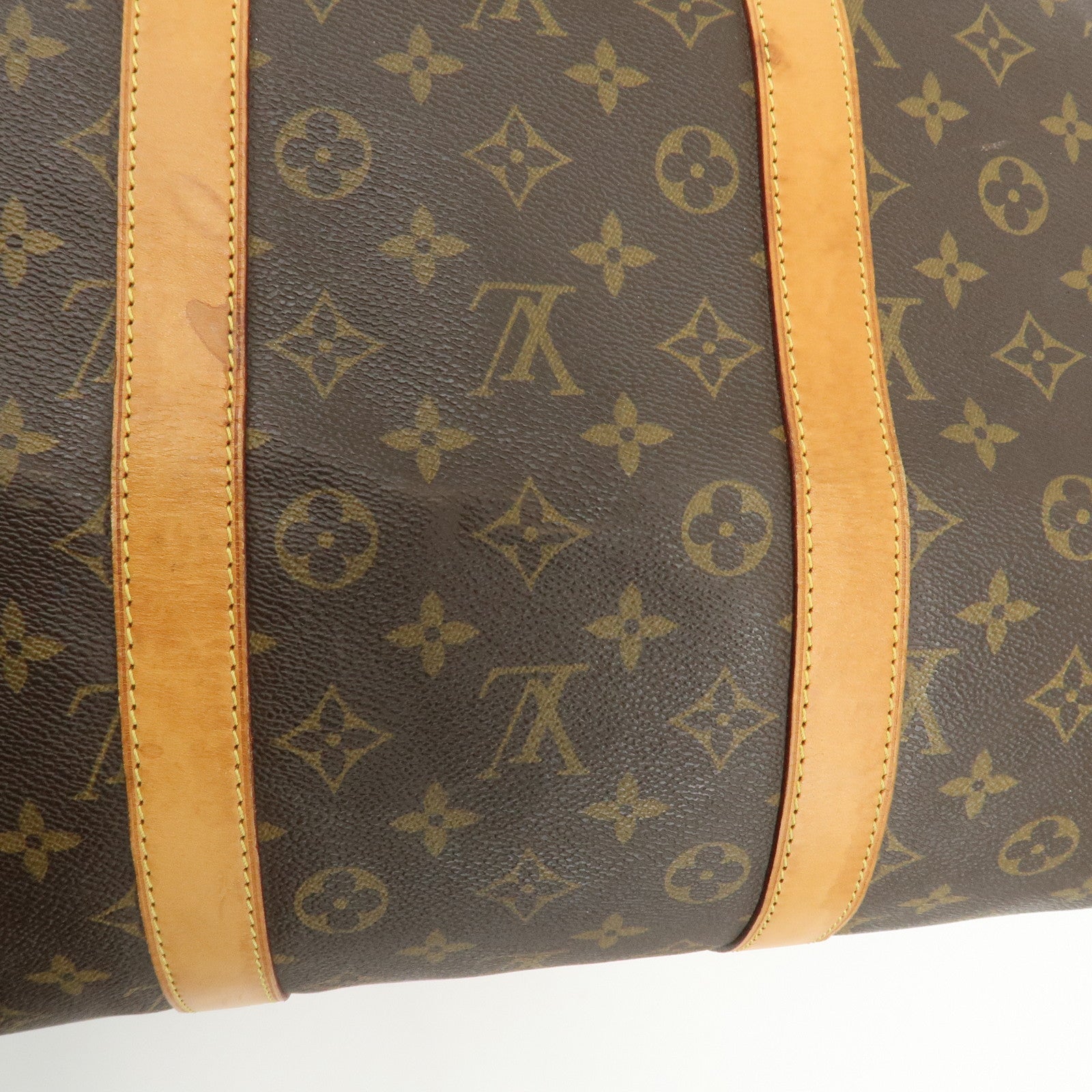 Louis Vuitton Monogram Keep All Bandouliere 55 Boston Bag M41414