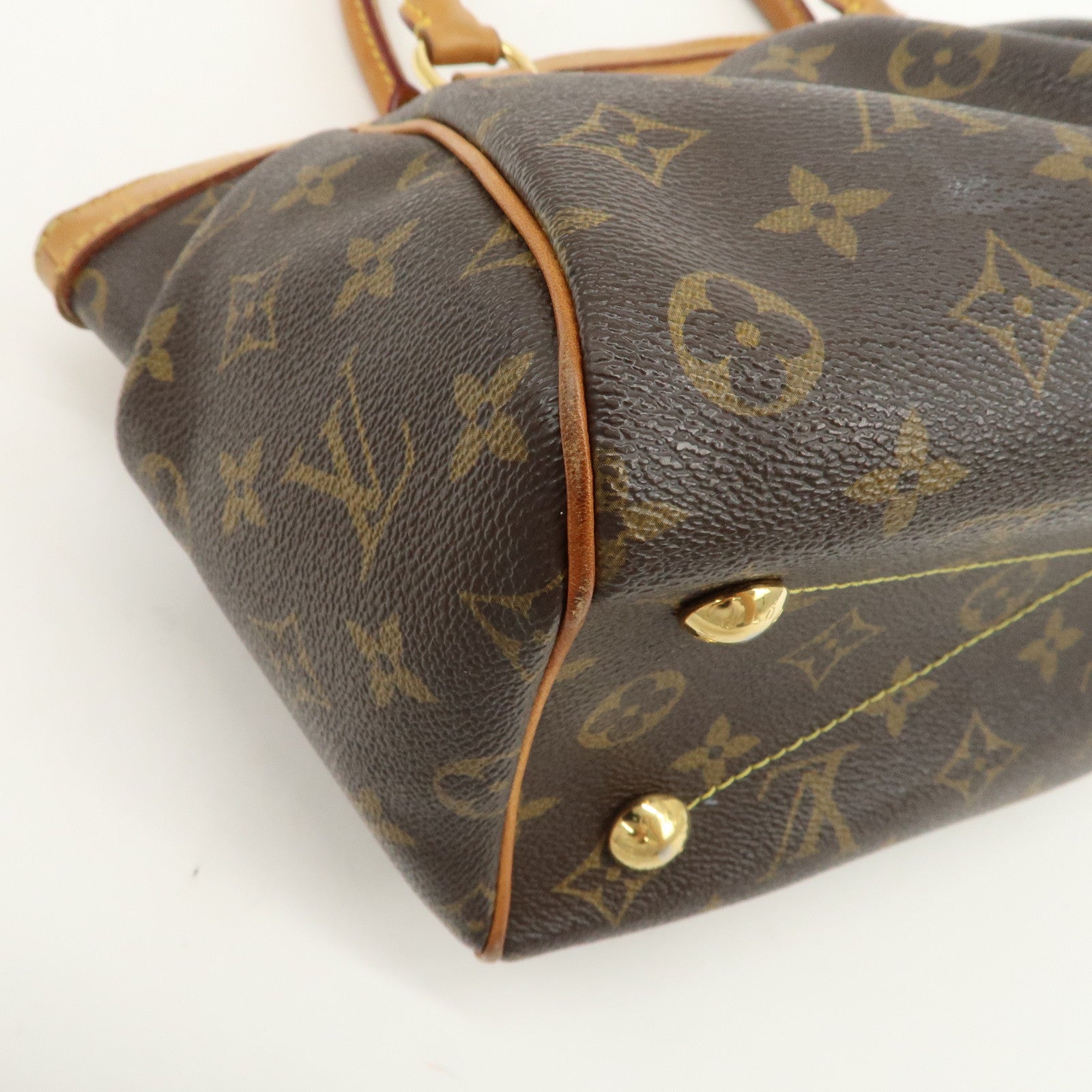 Louis Vuitton Monogram Tivoli PM Hand Bag Shoulder Bag Brown M40143