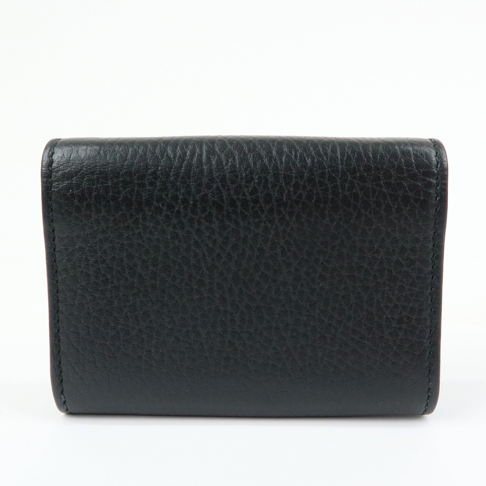 GUCCI Dionysus Leather Compact Wallet Coin Case Black 574930