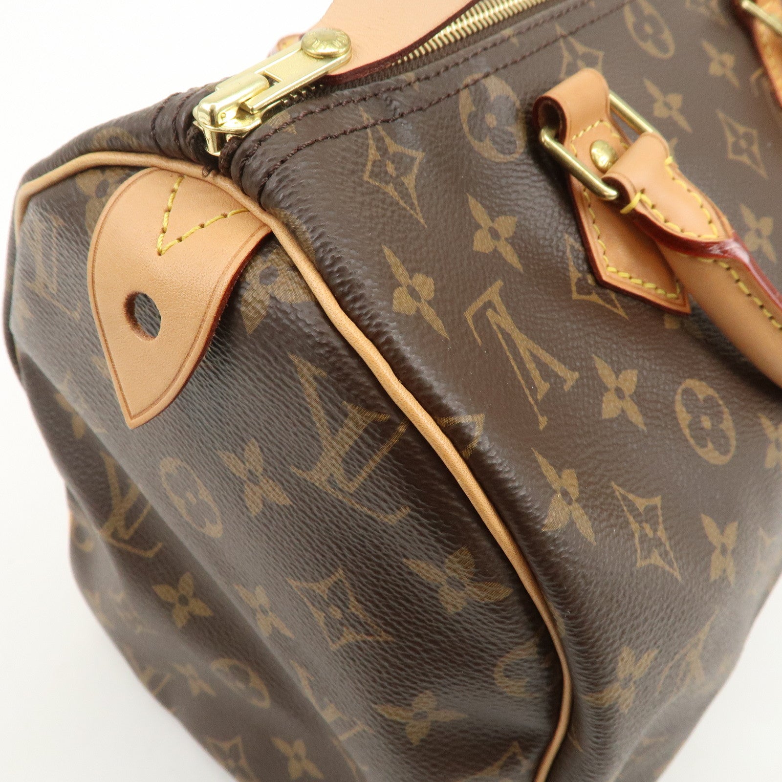 Louis Vuitton Monogram Speedy 30 Boston Bag Hand Bag Brown M41108
