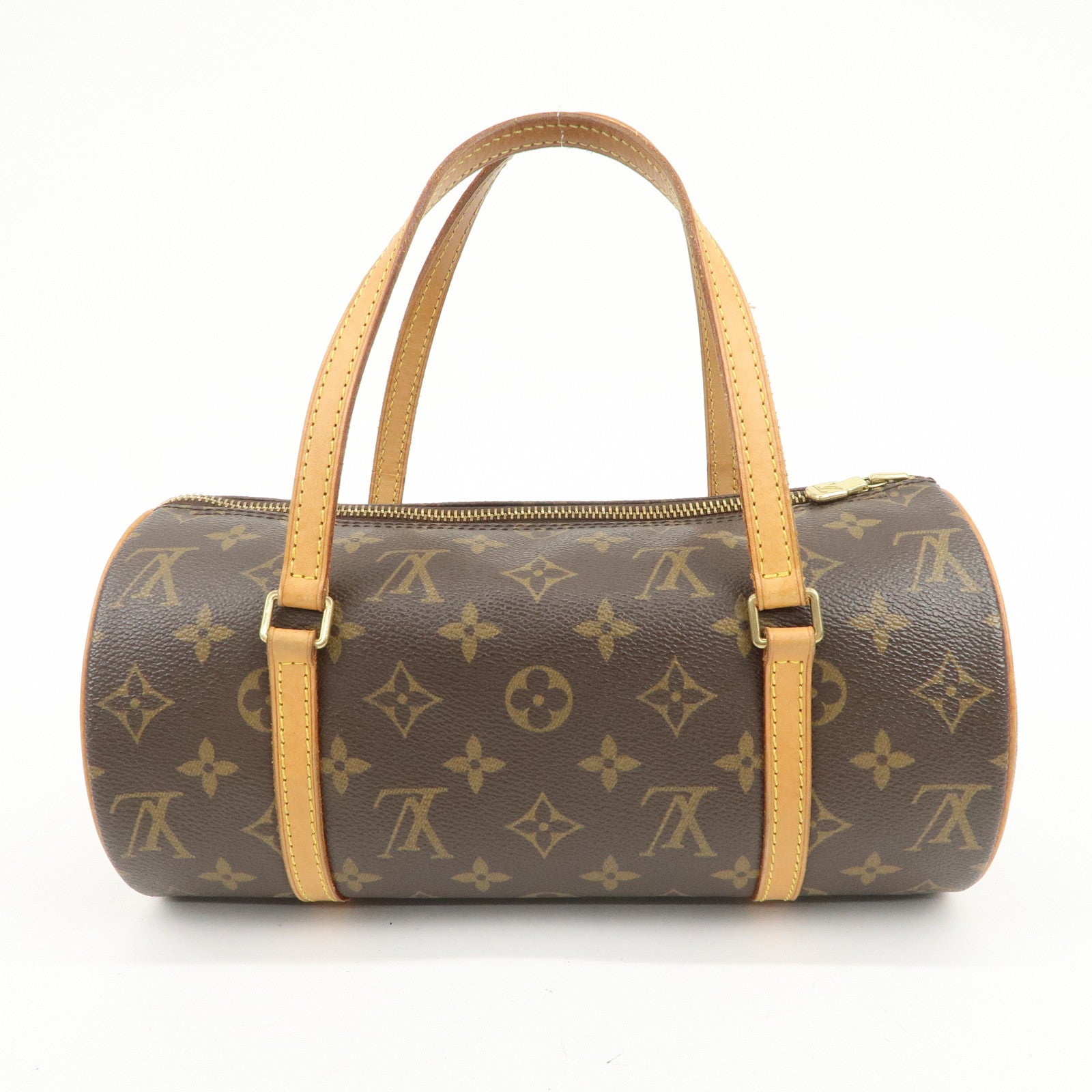 Louis Vuitton Monogram Papillon 26 Hand Bag Brown M51386