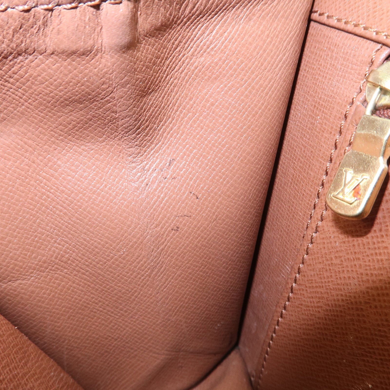 Louis Vuitton Monogram Pochette Damme PM Clutch Bag Brown M51812