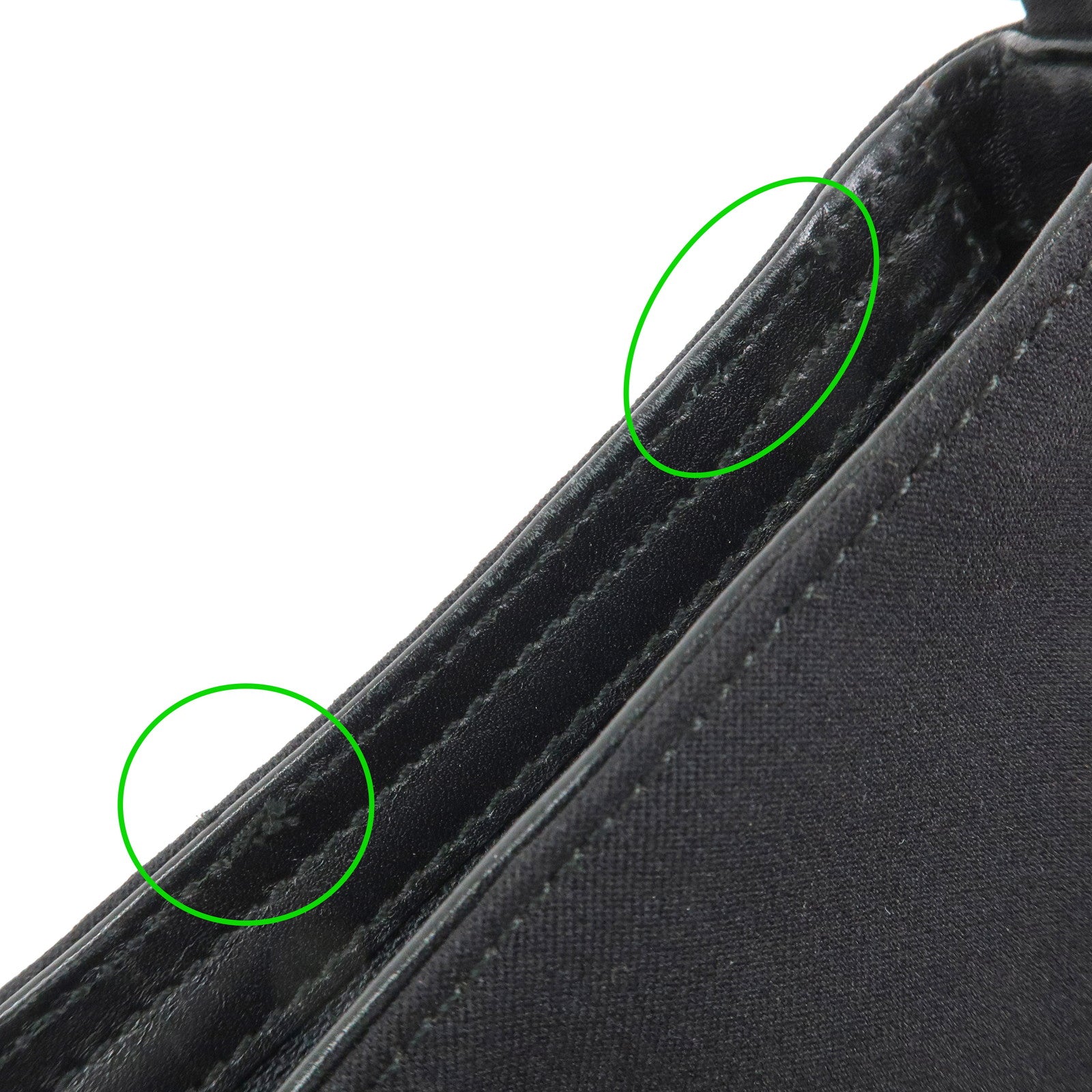 Ferragamo Nylon Shoulder Bag Hand Bag Black D21 9659