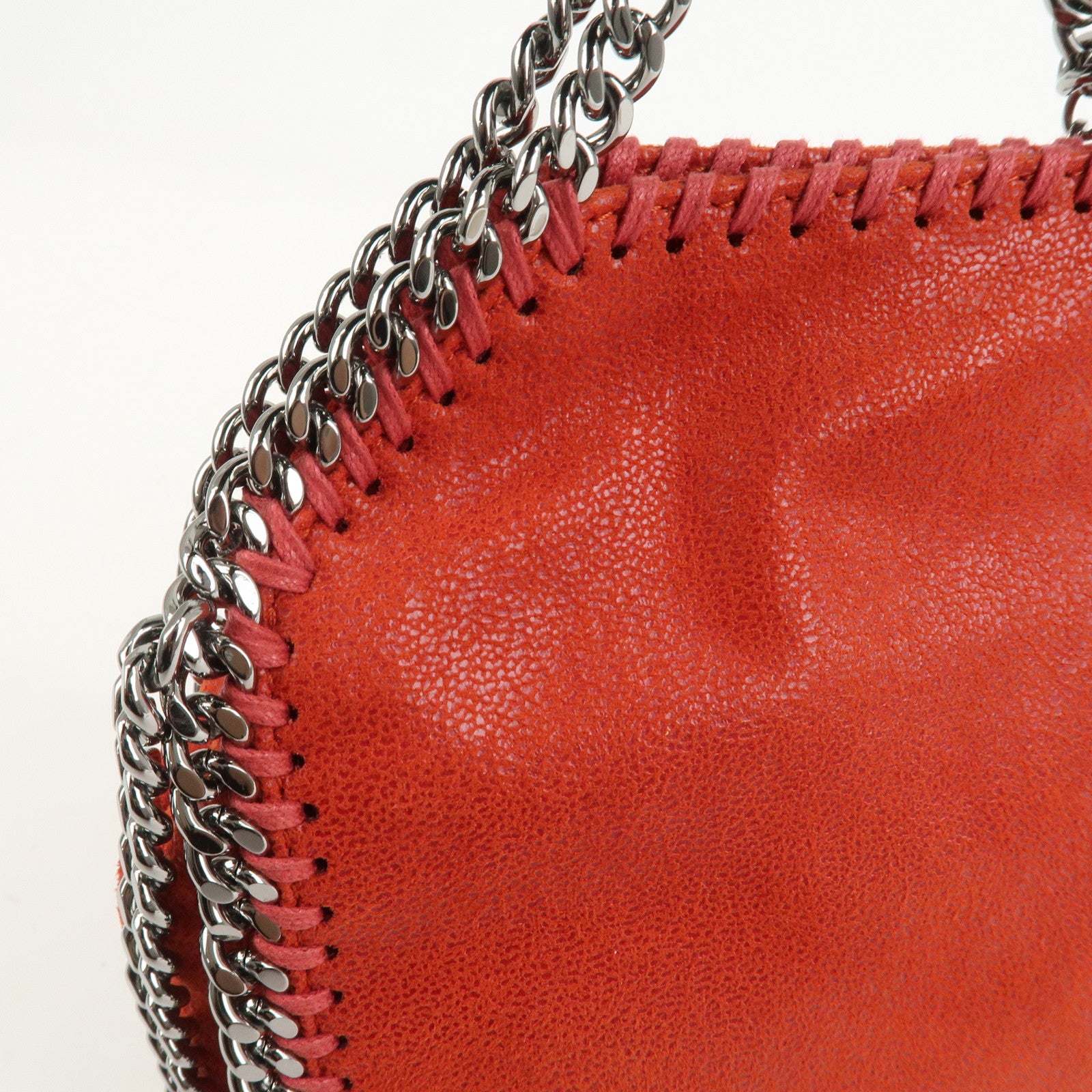 STELLA MCCARTNEY Falabella 2Way Bag Hand Bag Shoulder Bag Red