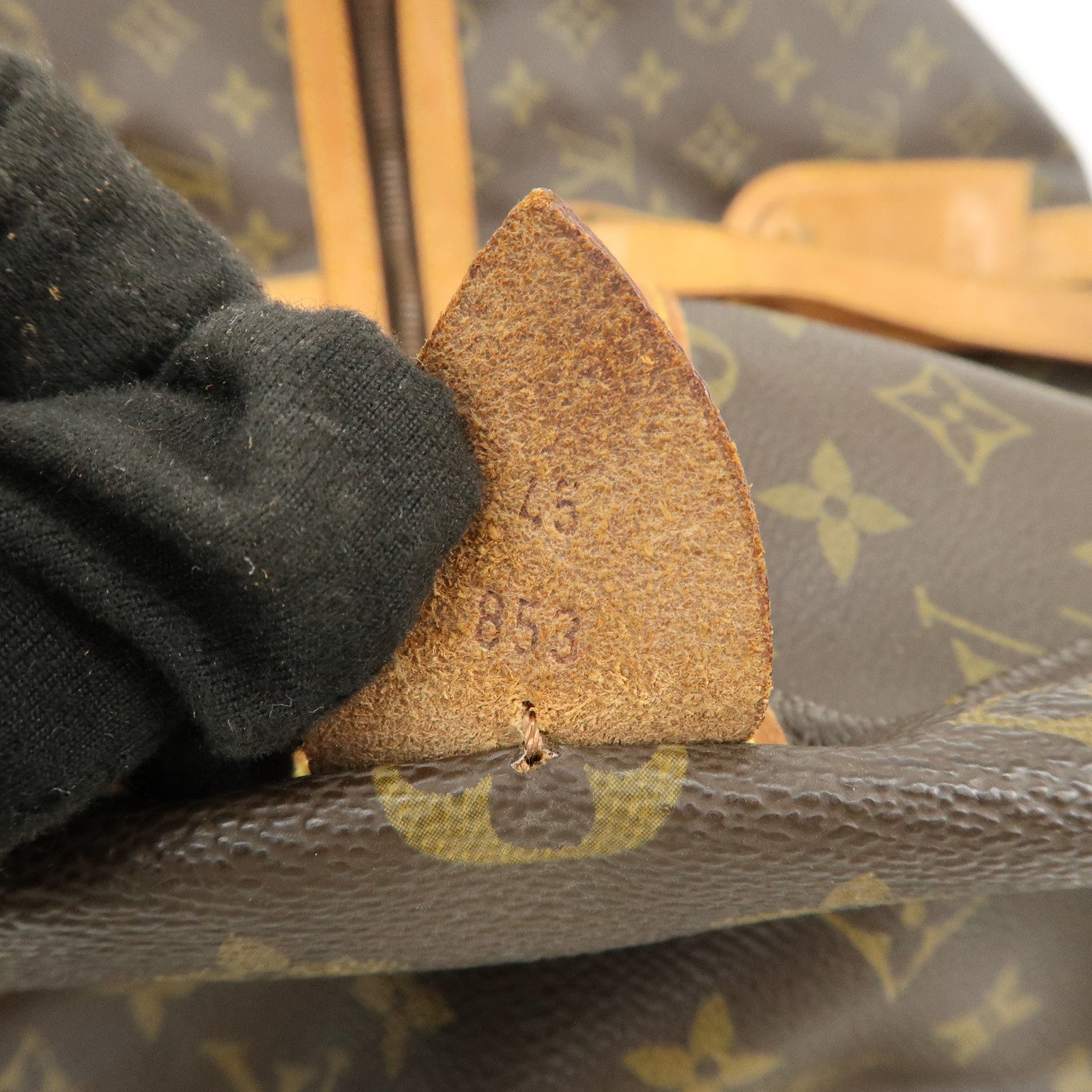 Louis Vuitton Monogram Sac Souple 45 Boston Bag Brown M41624