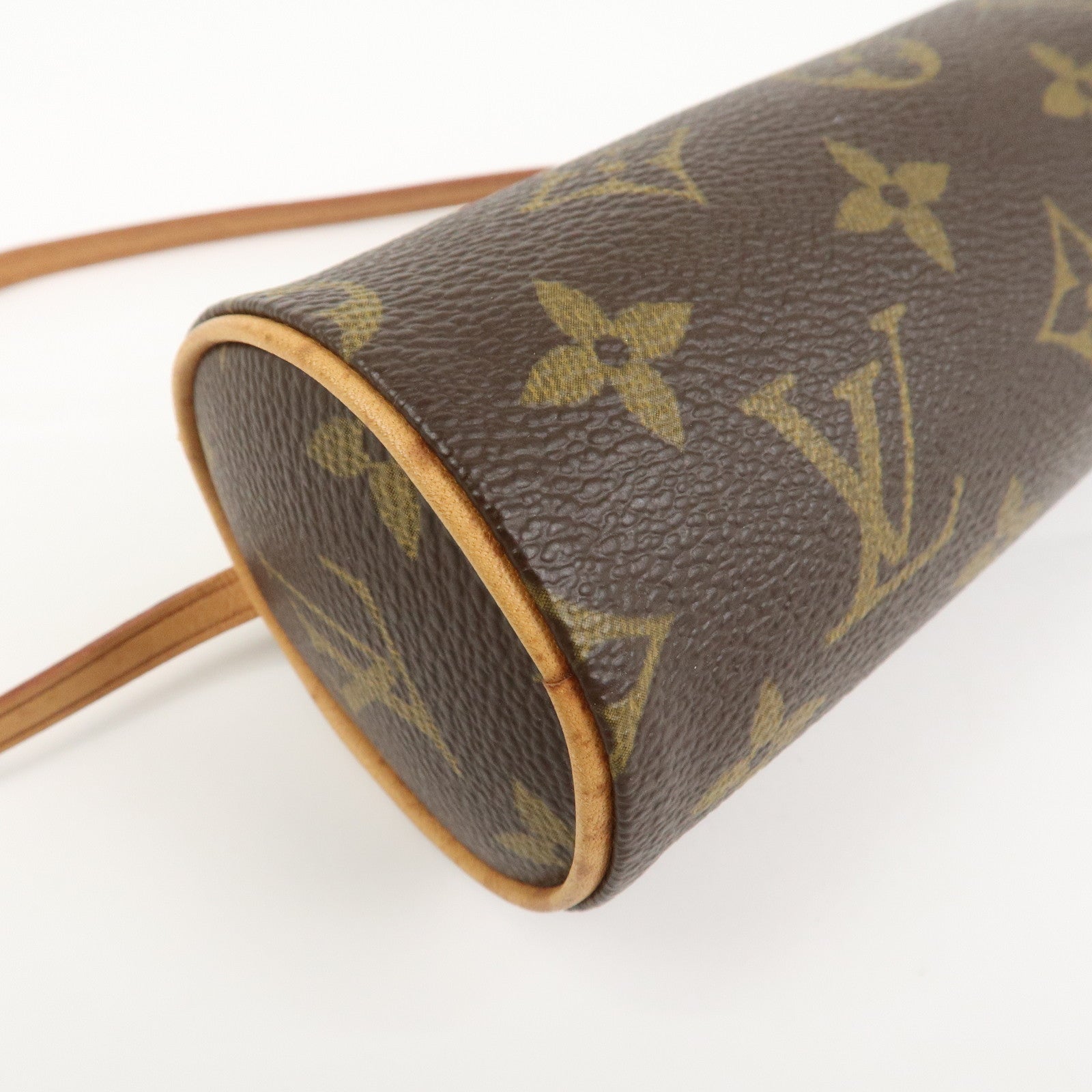 Louis Vuitton Monogram Mini Pouch for Papillon Bag Old Style Brown