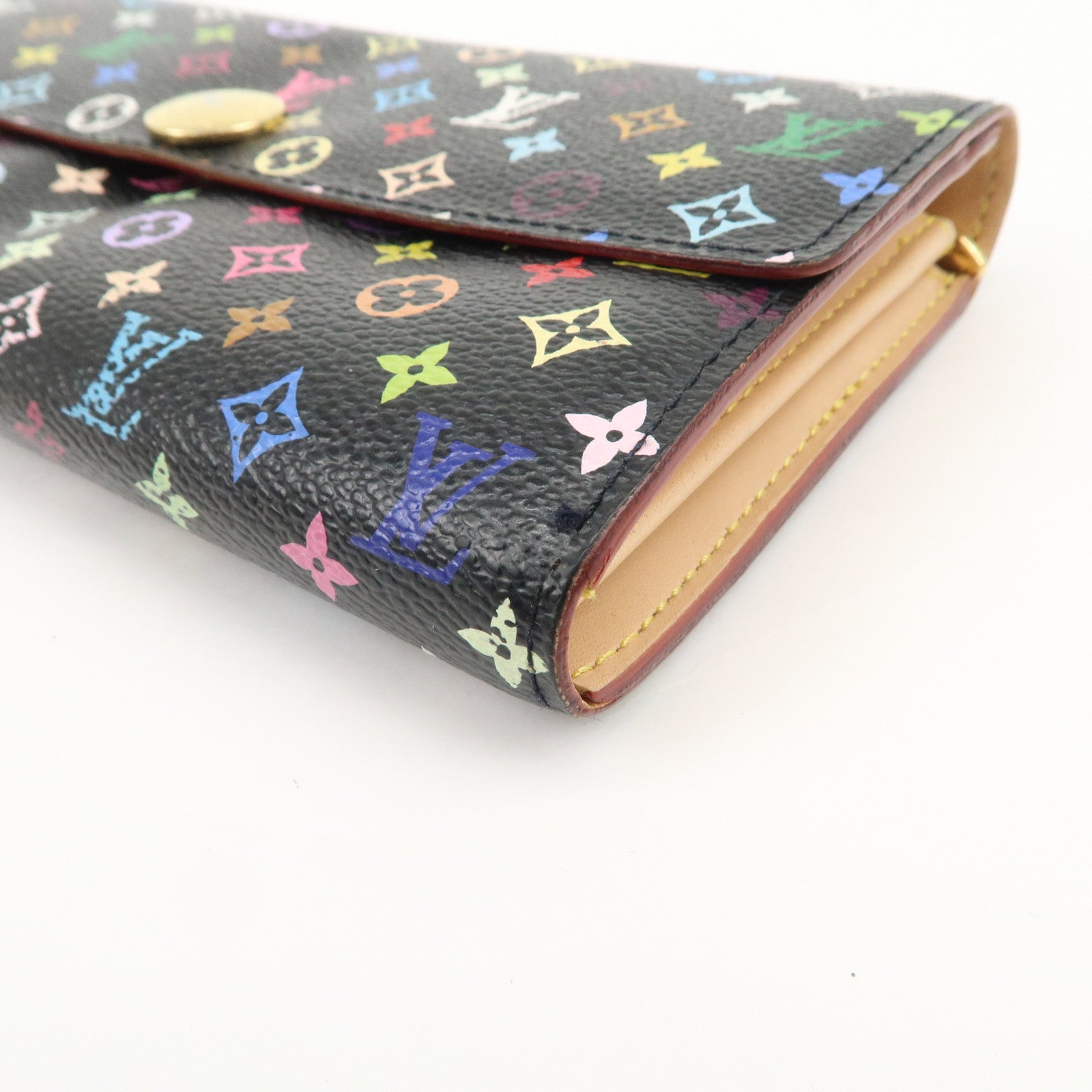 Louis Vuitton Monogram Multicolor Portefeuille Sarah Wallet M9353