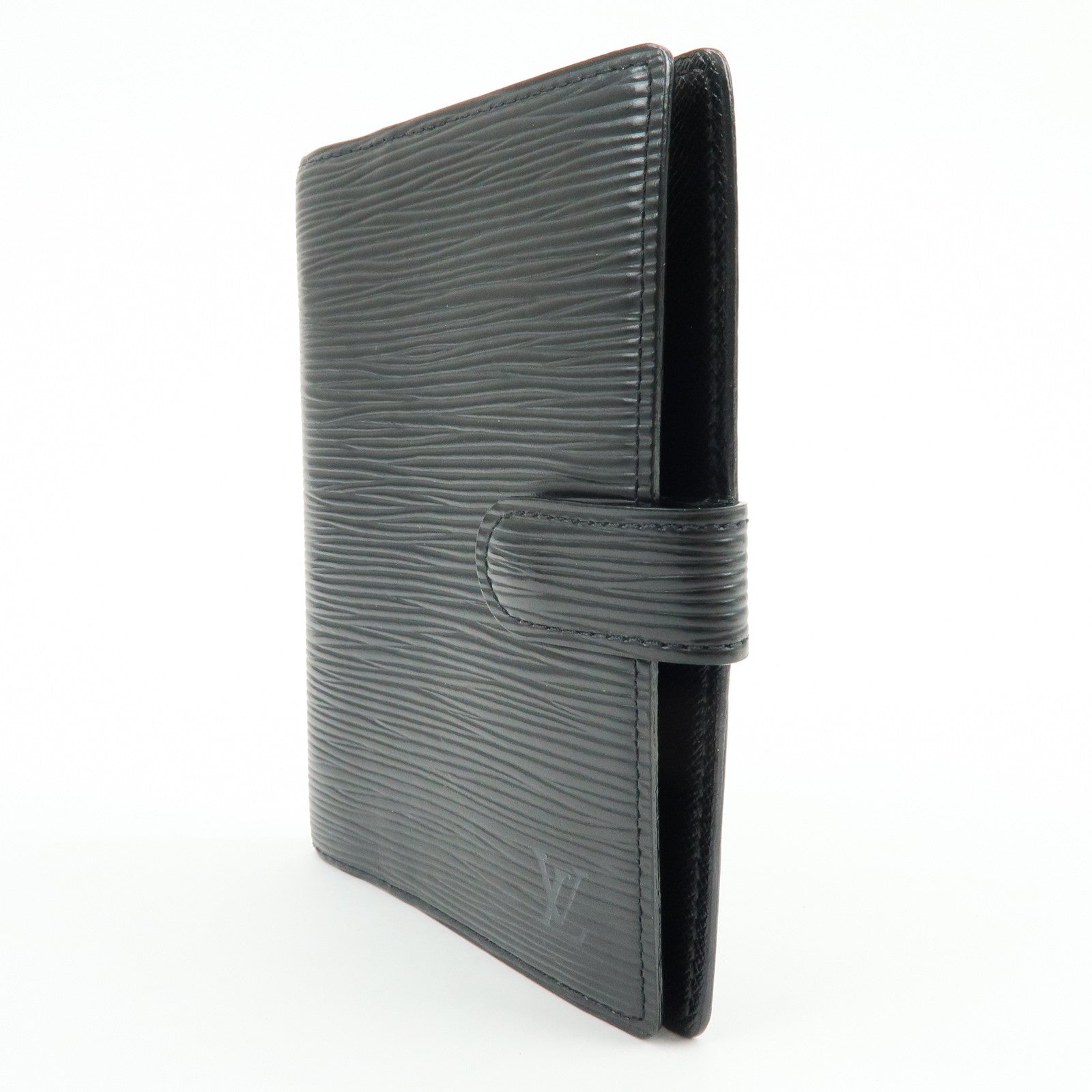 Louis Vuitton Epi Agenda PM Planner Cover Noir R20052