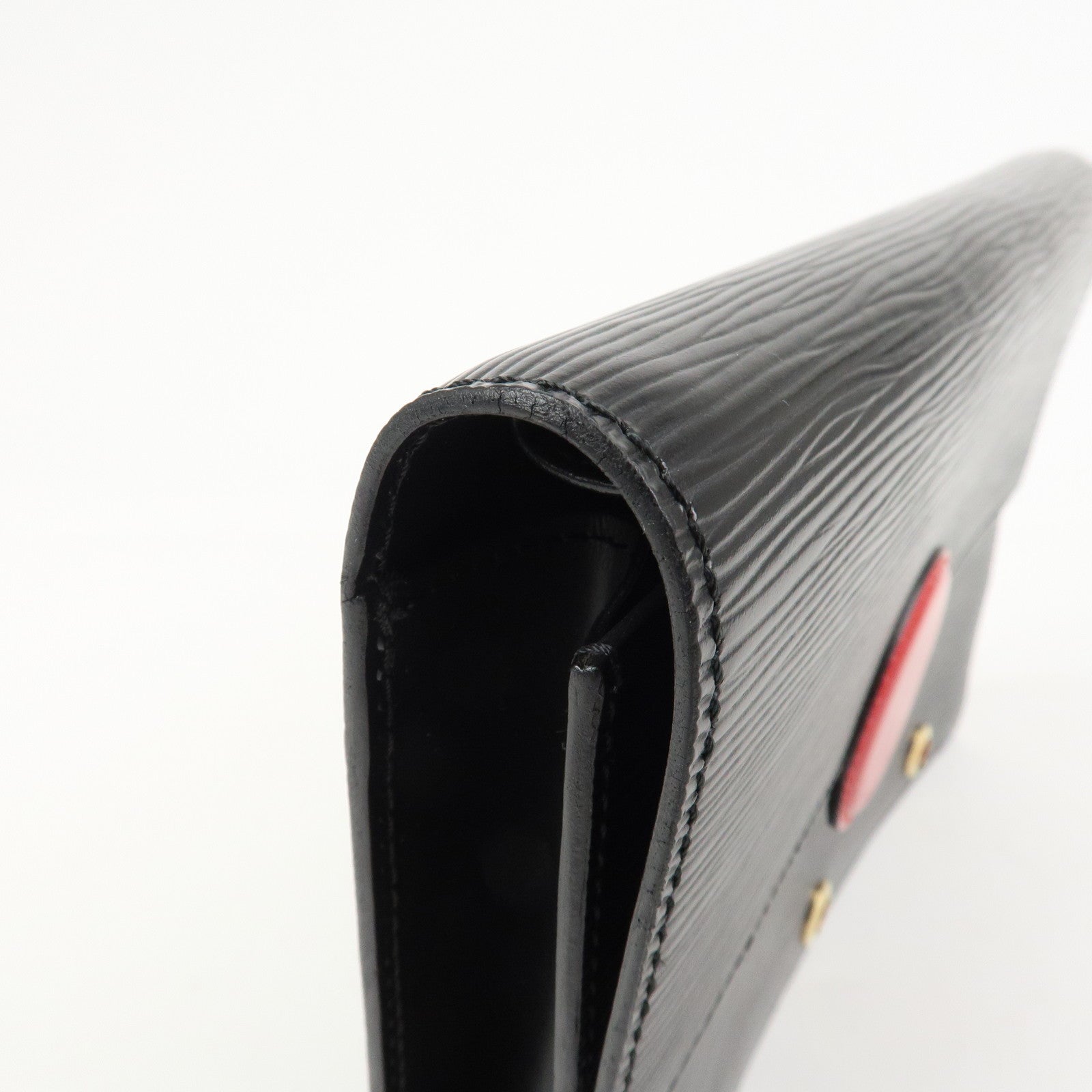 Louis Vuitton Epi leather Hublot Clutch Bag Noir M52557