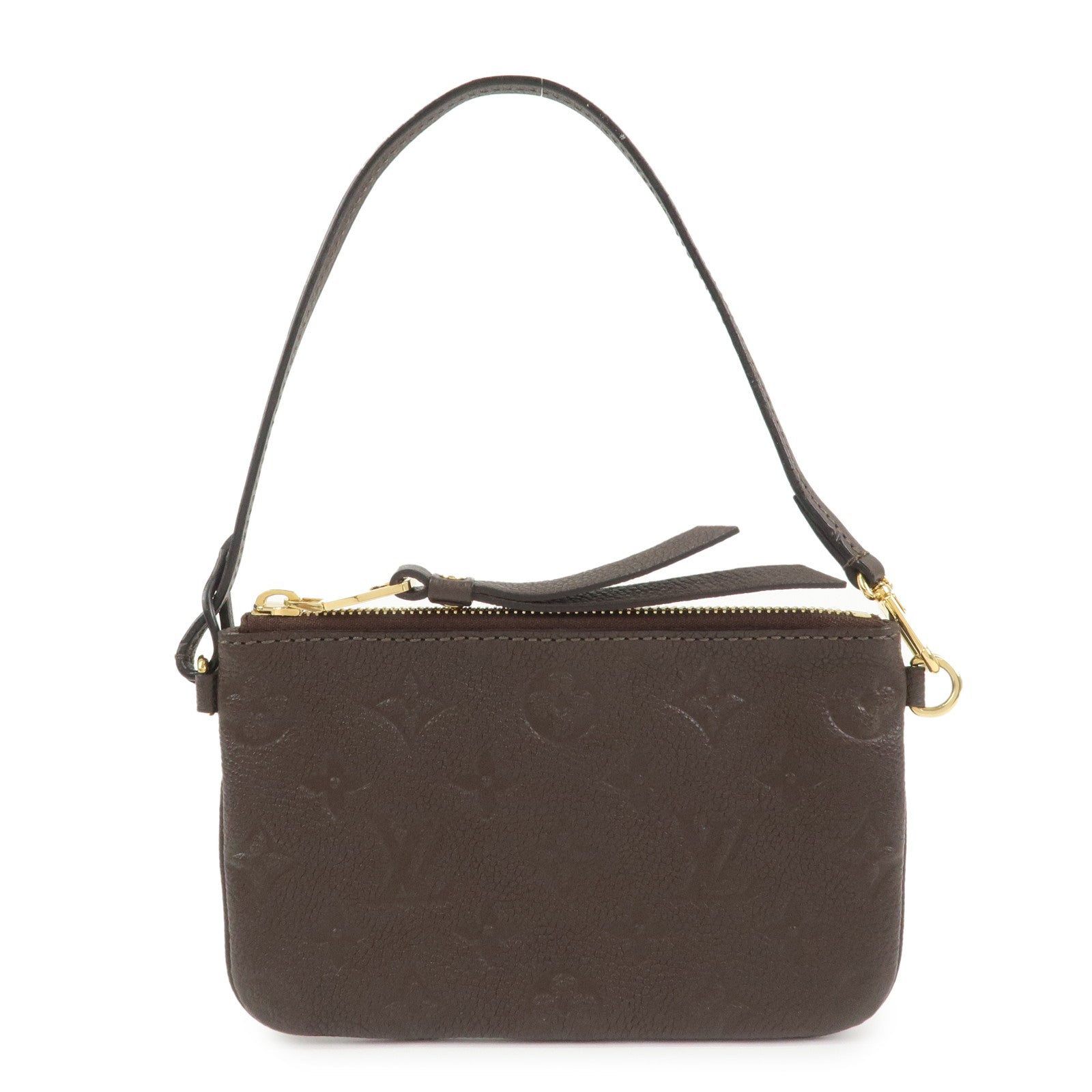 Louis Vuitton Monogram Empreinte Leather Pouch For Citadines Taupe