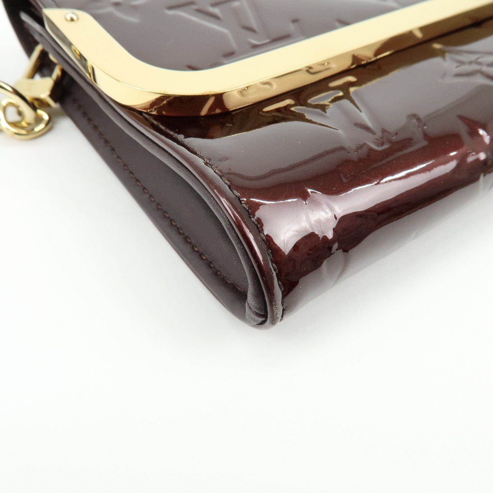Louis Vuitton Monogram Vernis Leather Rossmore MM Hand Bag M91549