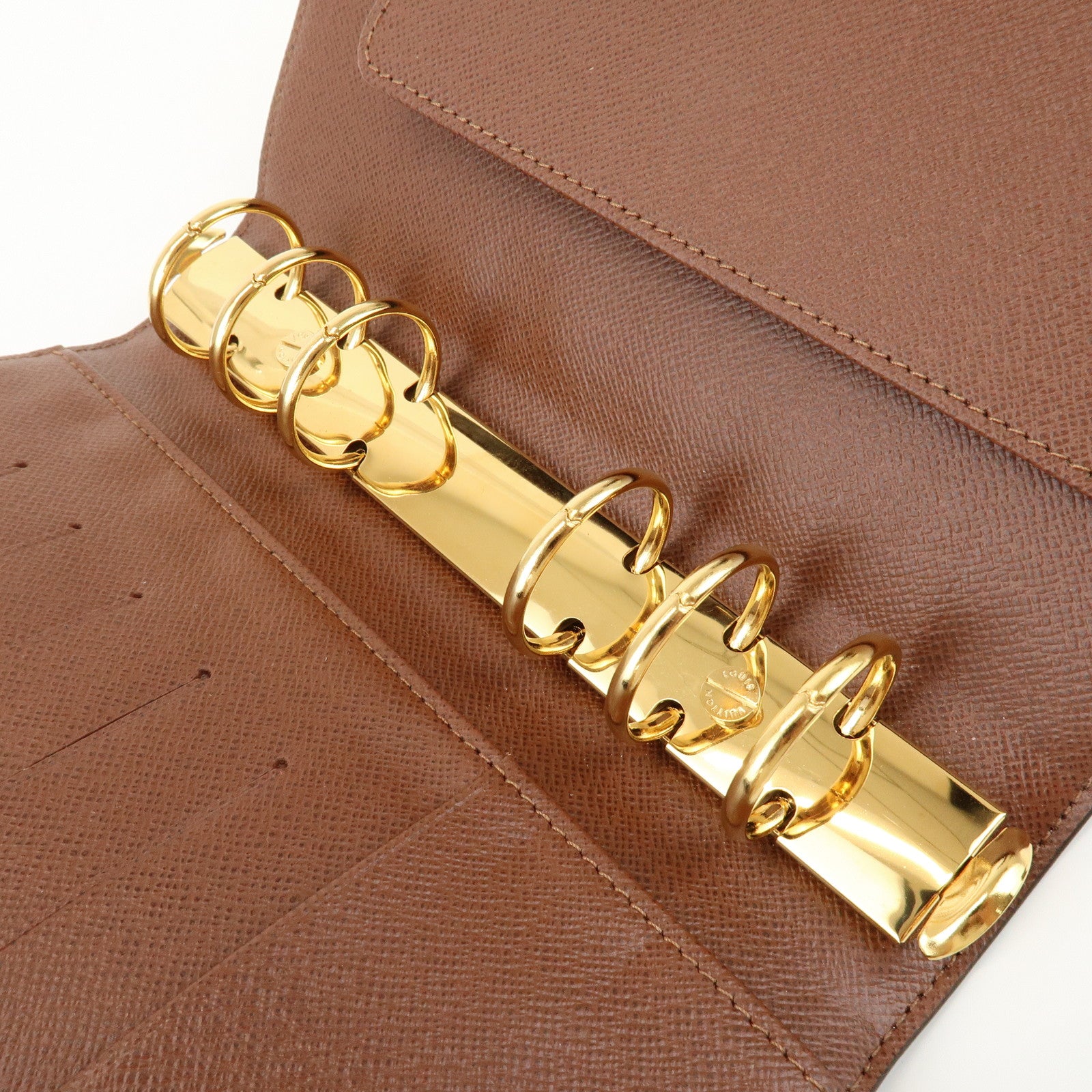 Louis Vuitton Monogram Agenda MM Planner Cover Brown R20004