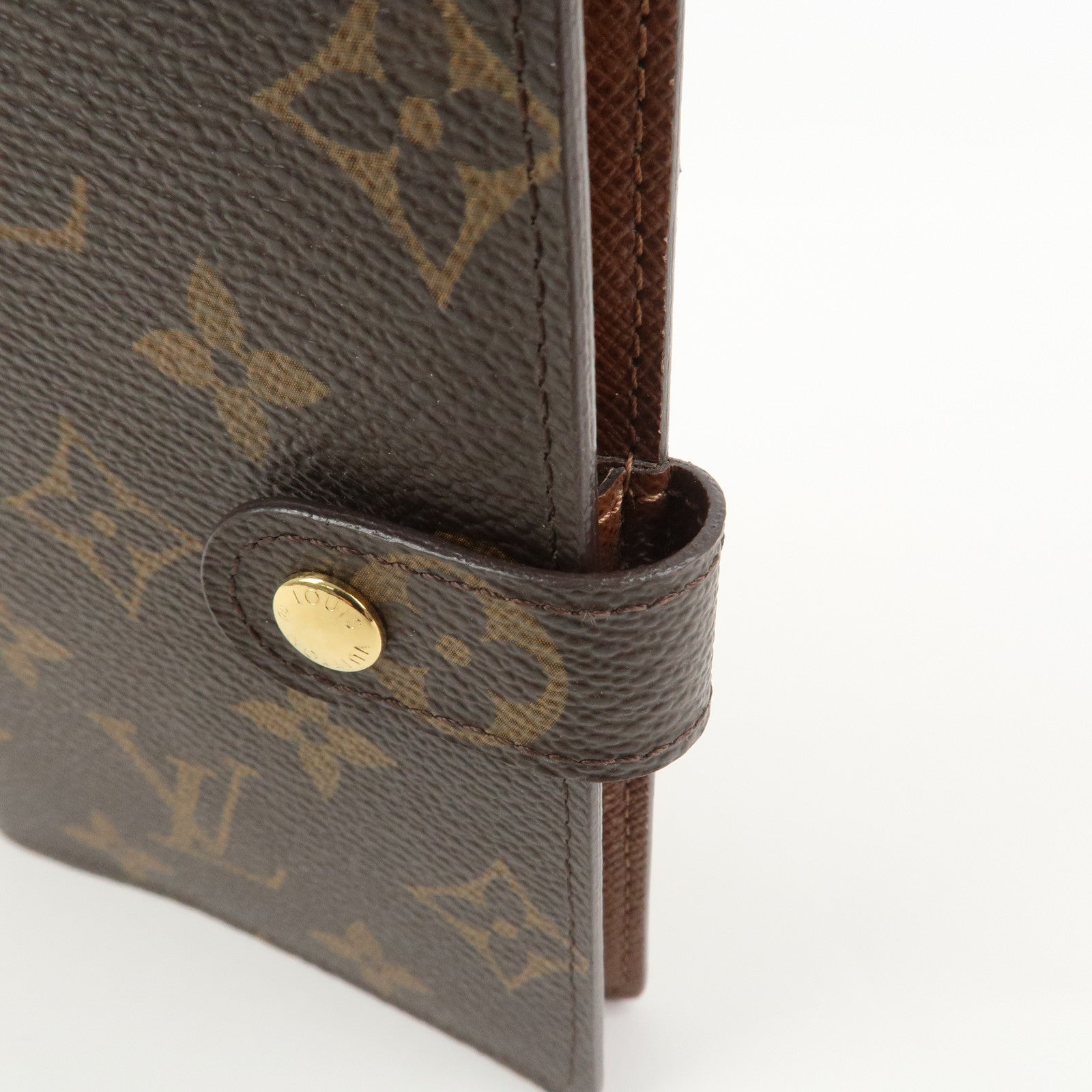 Louis Vuitton Monogram Agenda PM Planner Cover Brown R20005