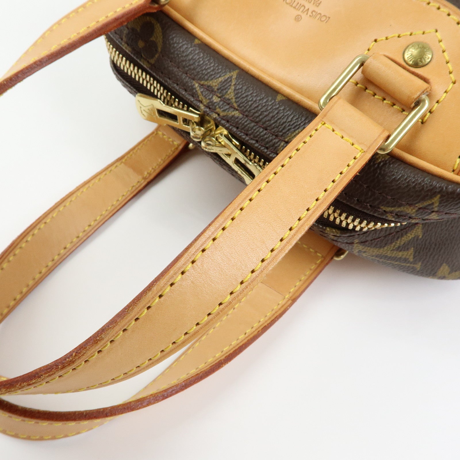 Louis Vuitton Monogram Excursion Shoes Case Hand Bag M41450