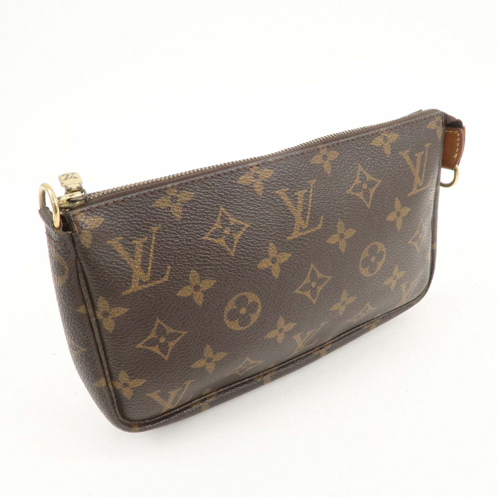 Louis Vuitton Monogram Pochette Accessoires Pouch Hand Bag M51980