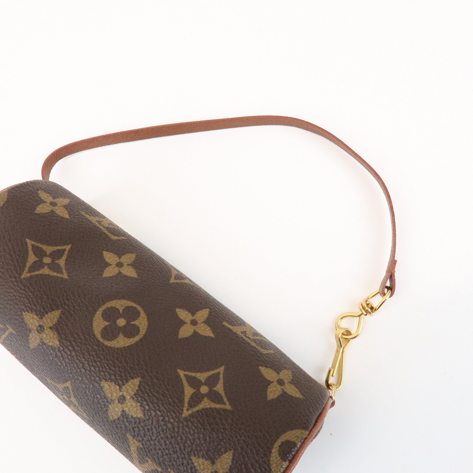 Louis Vuitton Monogram Mini Pouch for Papillon Bag Old Style Brown