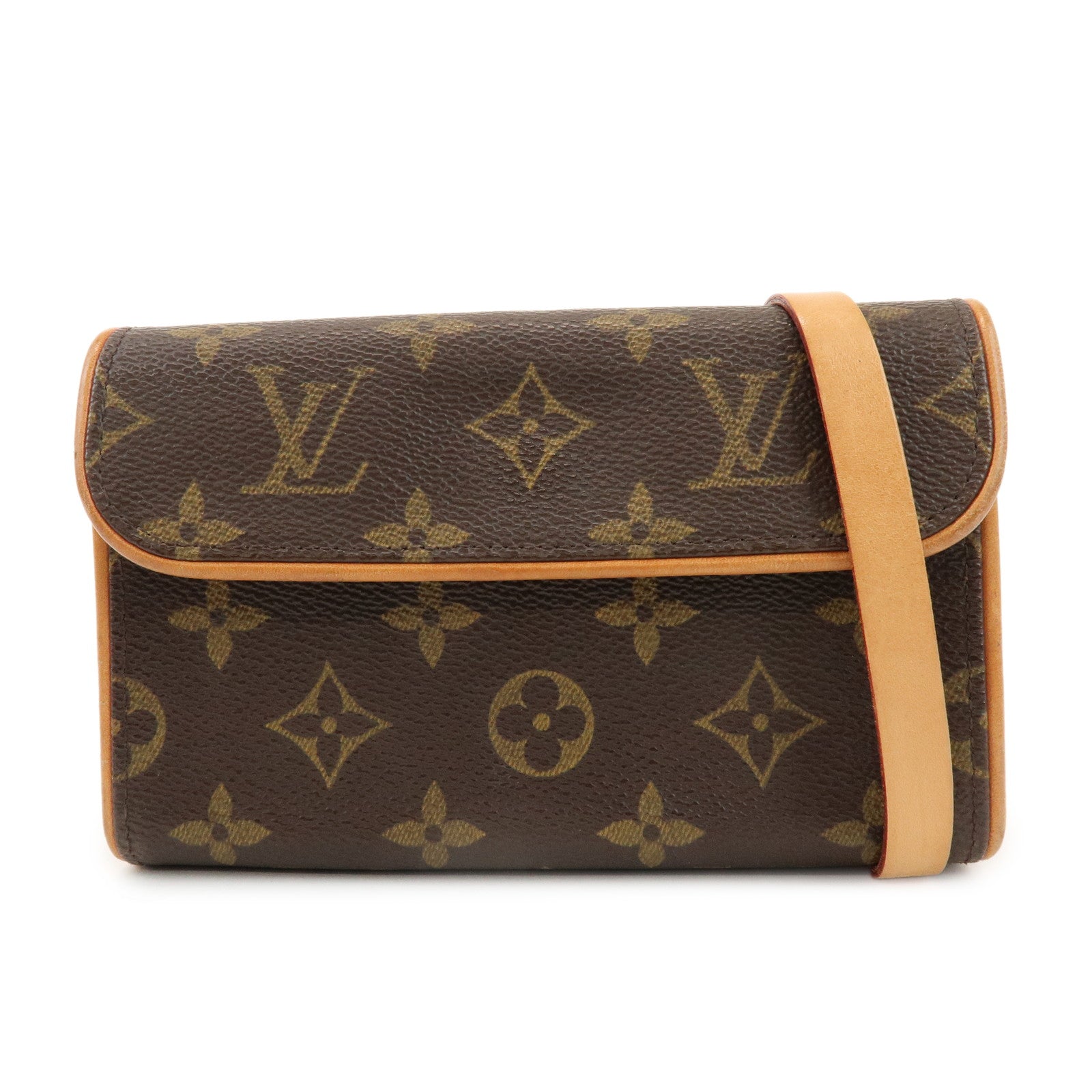 Louis Vuitton Monogram Pochette Florentine Waist Bag Belt M51855