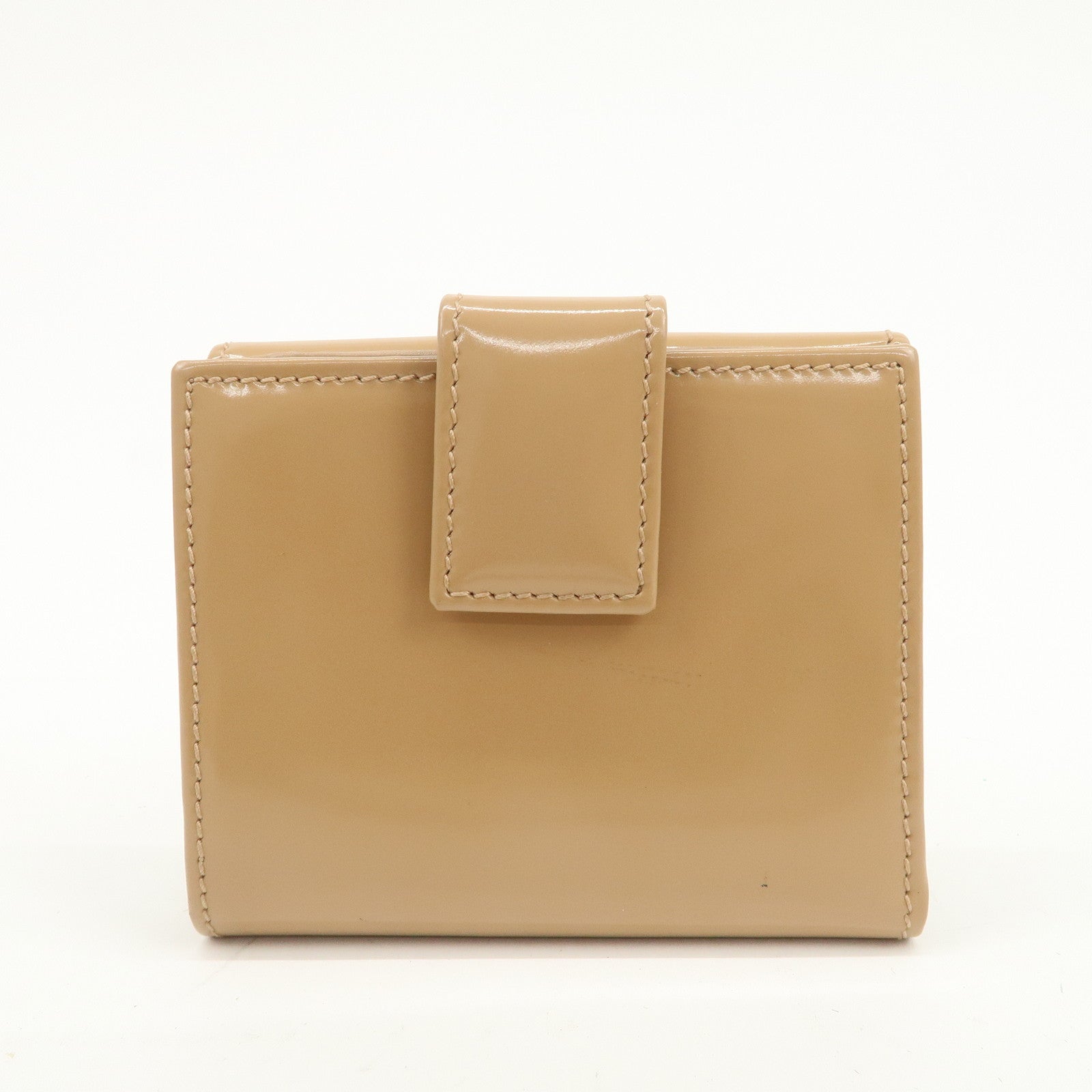 GUCCI GG Sparkling Mini French Flap W Hook Tri-fold Wallet 369688