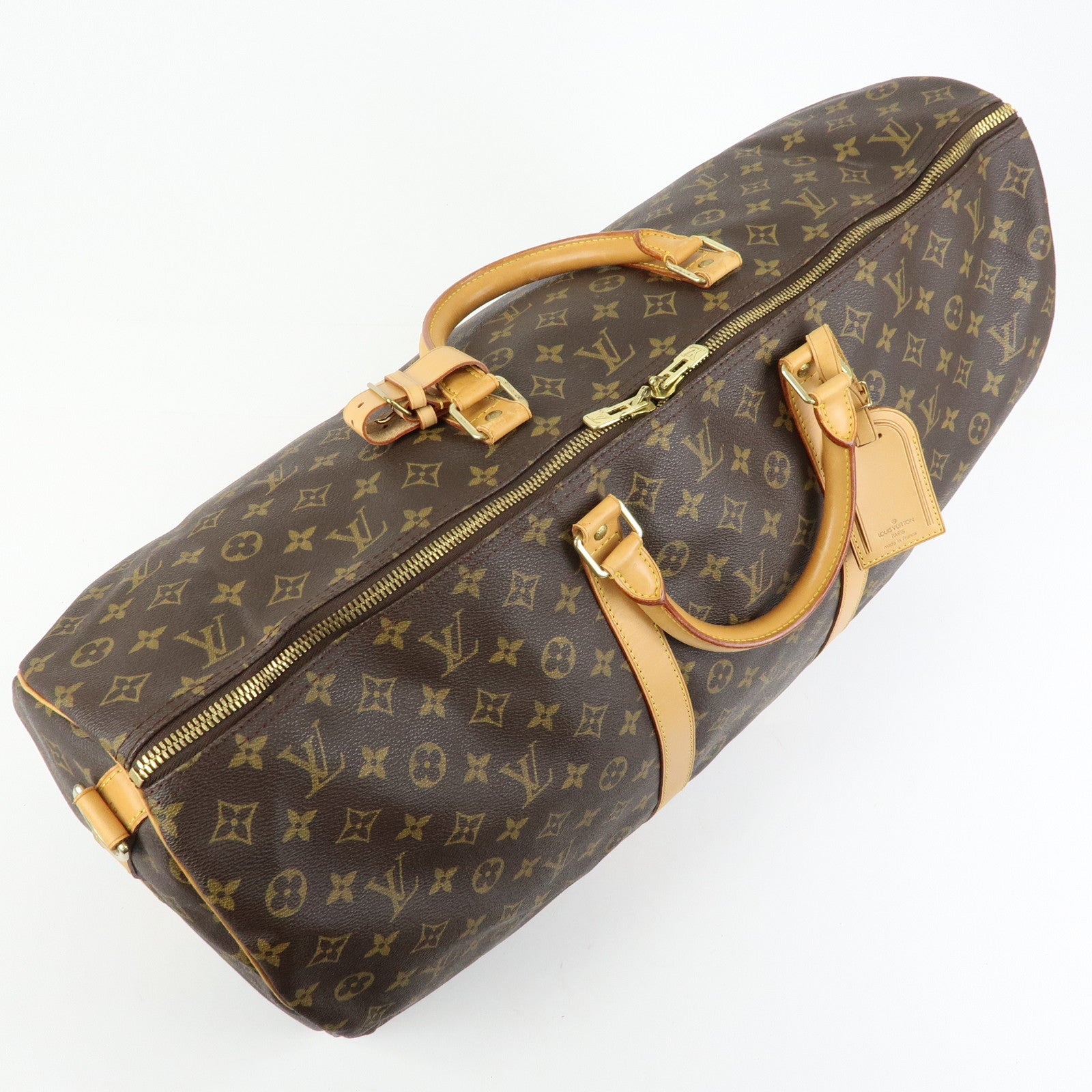 Louis Vuitton Monogram Keep All Bandouliere 60 Boston Bag M41412